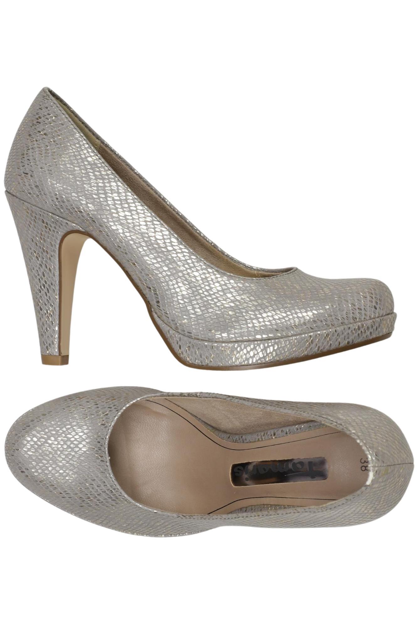 

Tamaris Damen Pumps, silber, Gr. 38