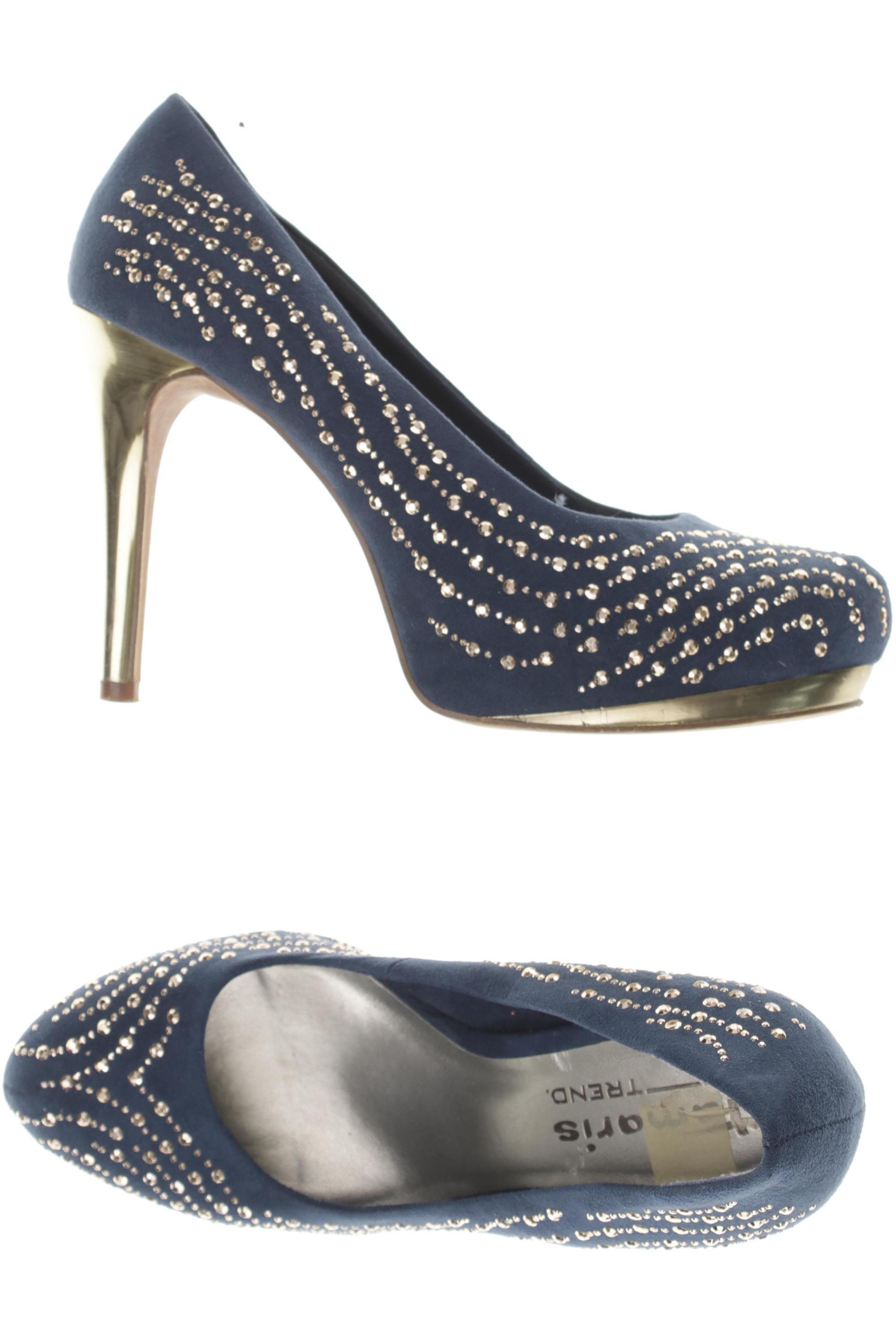 

Tamaris Damen Pumps, blau, Gr. 38
