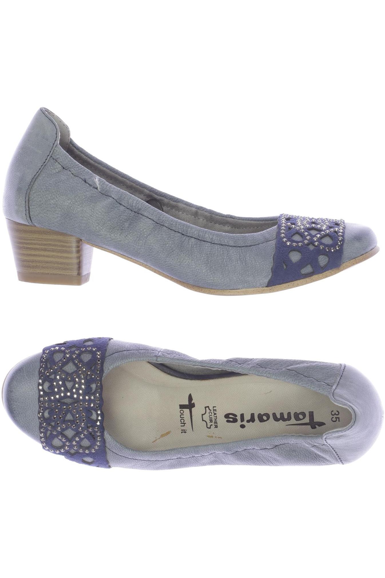 

Tamaris Damen Pumps, blau, Gr. 35