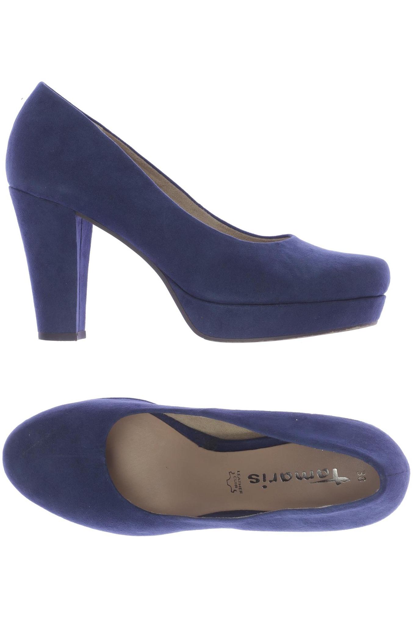 

Tamaris Damen Pumps, blau, Gr. 38