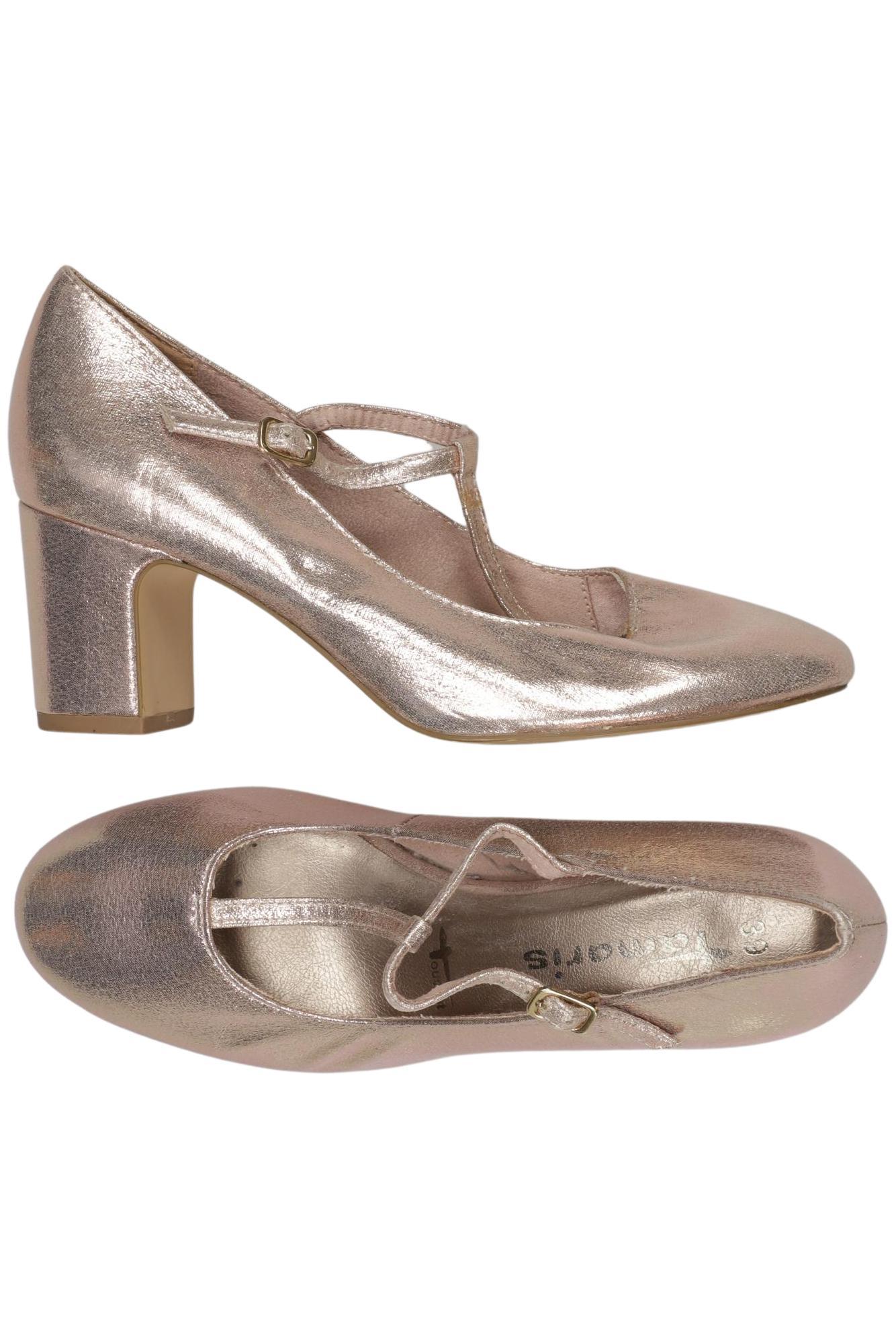 

Tamaris Damen Pumps, gold, Gr. 39