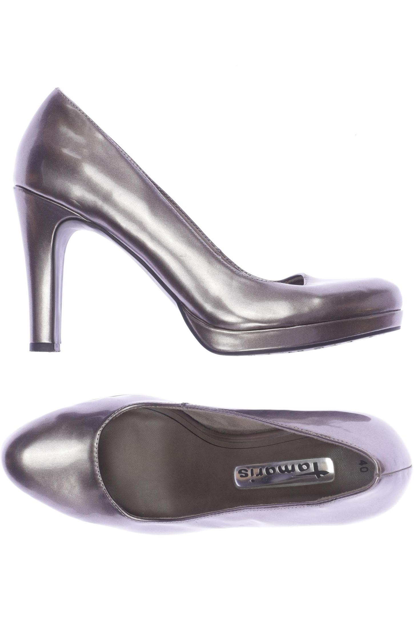 

Tamaris Damen Pumps, silber, Gr. 40