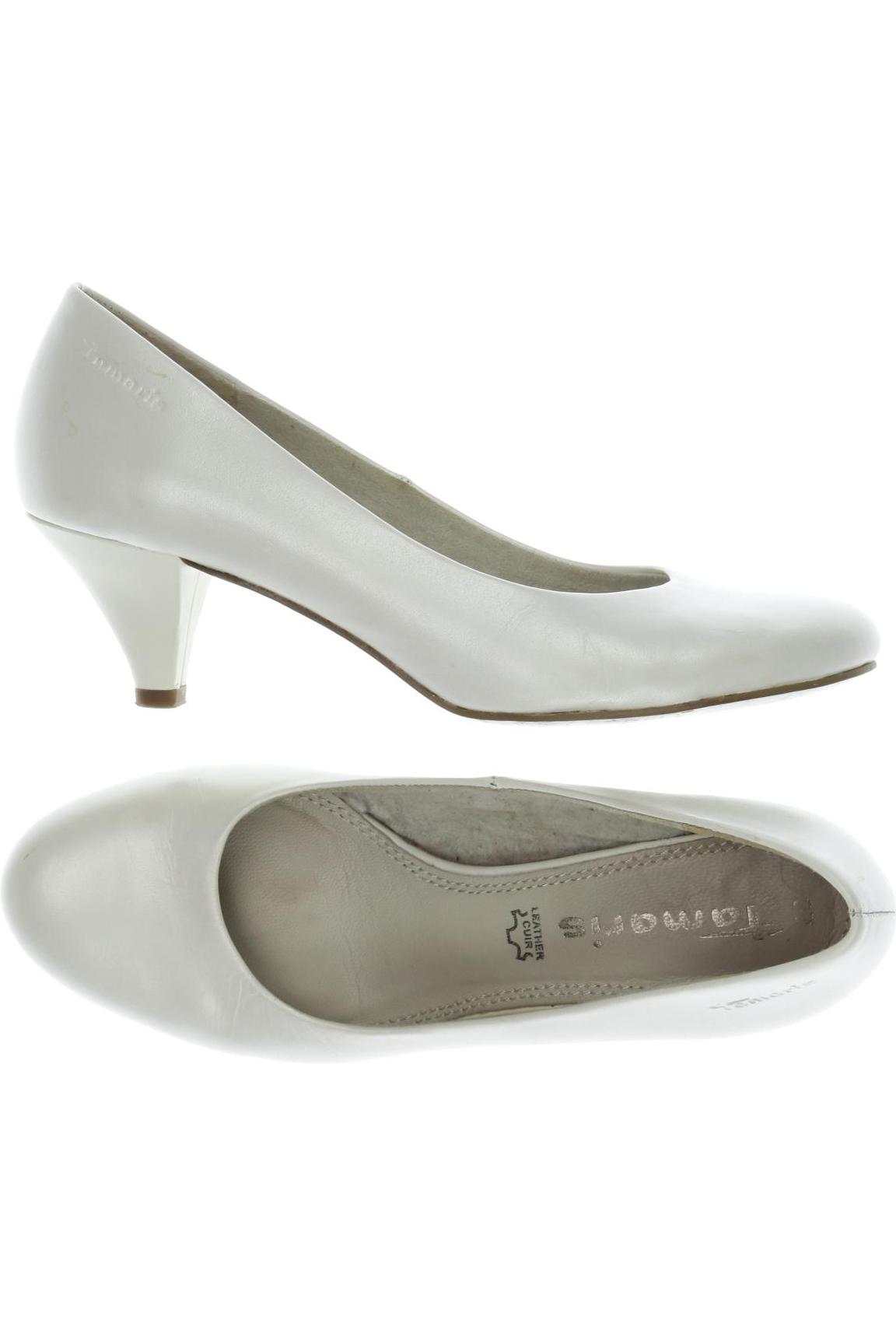 

Tamaris Damen Pumps, cremeweiß, Gr. 37