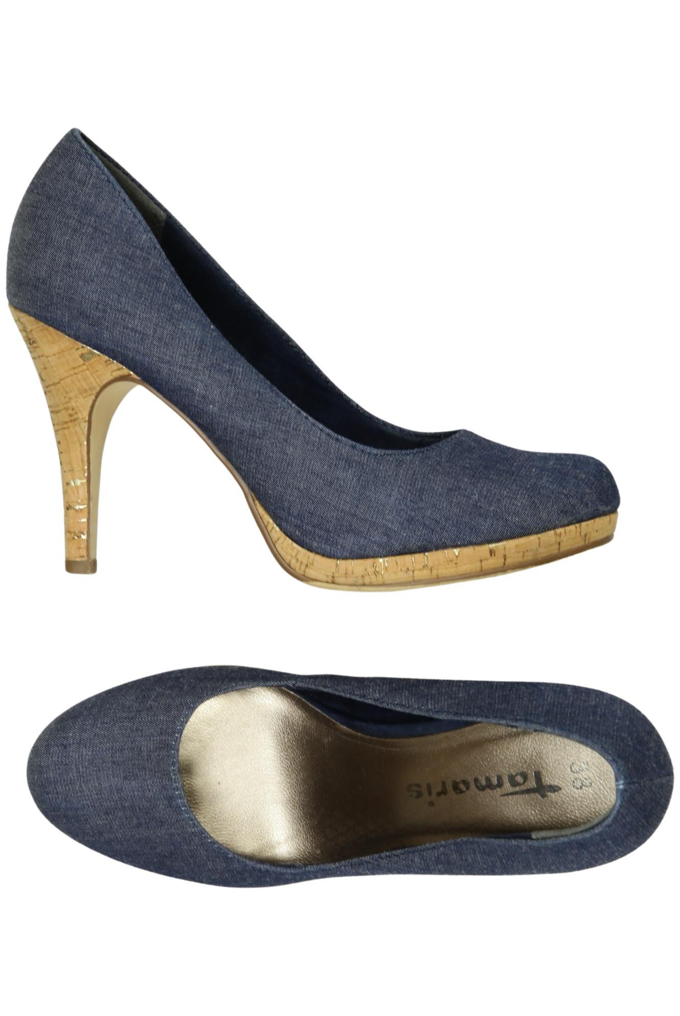

Tamaris Damen Pumps, blau, Gr. 38