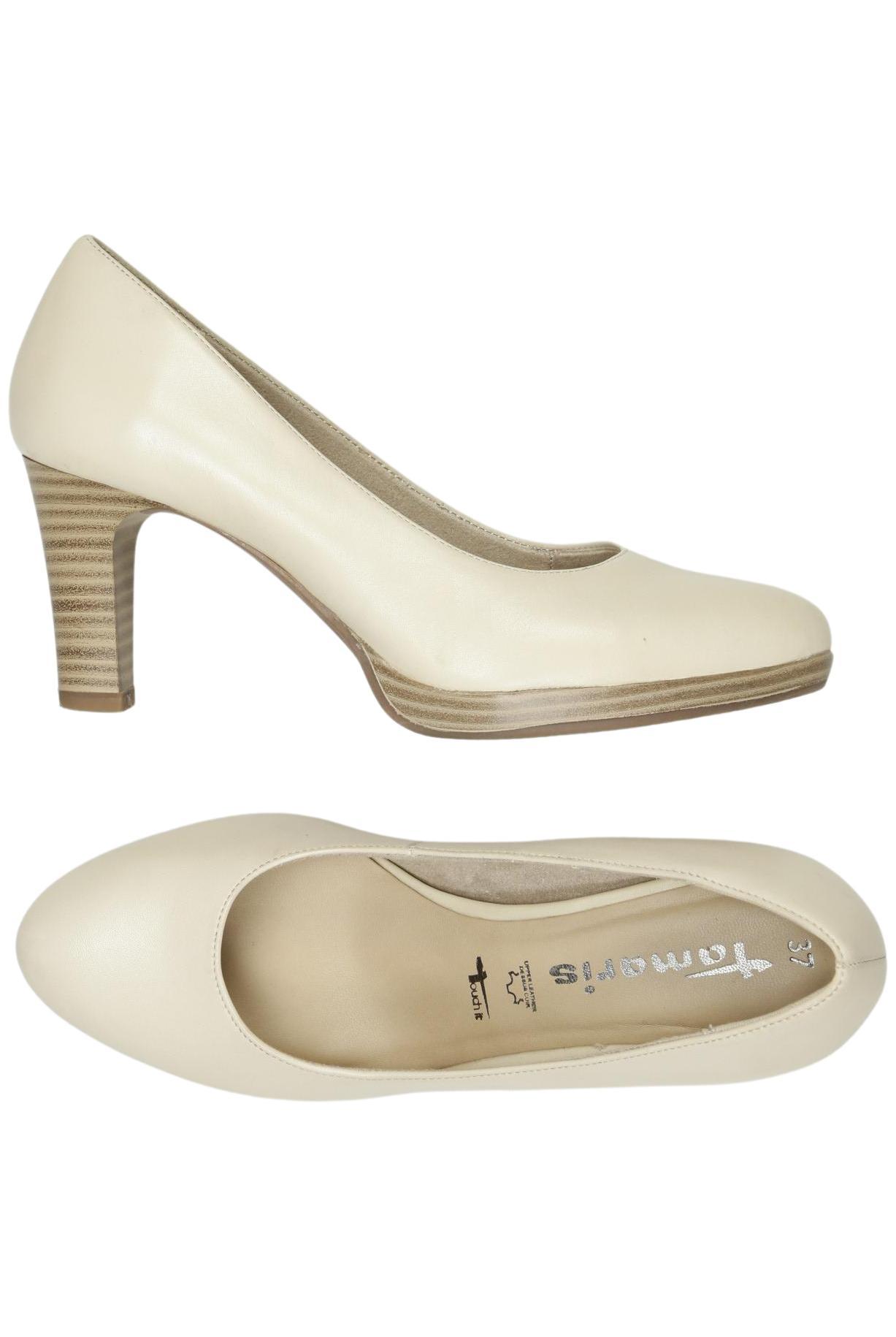 

Tamaris Damen Pumps, cremeweiß, Gr. 37