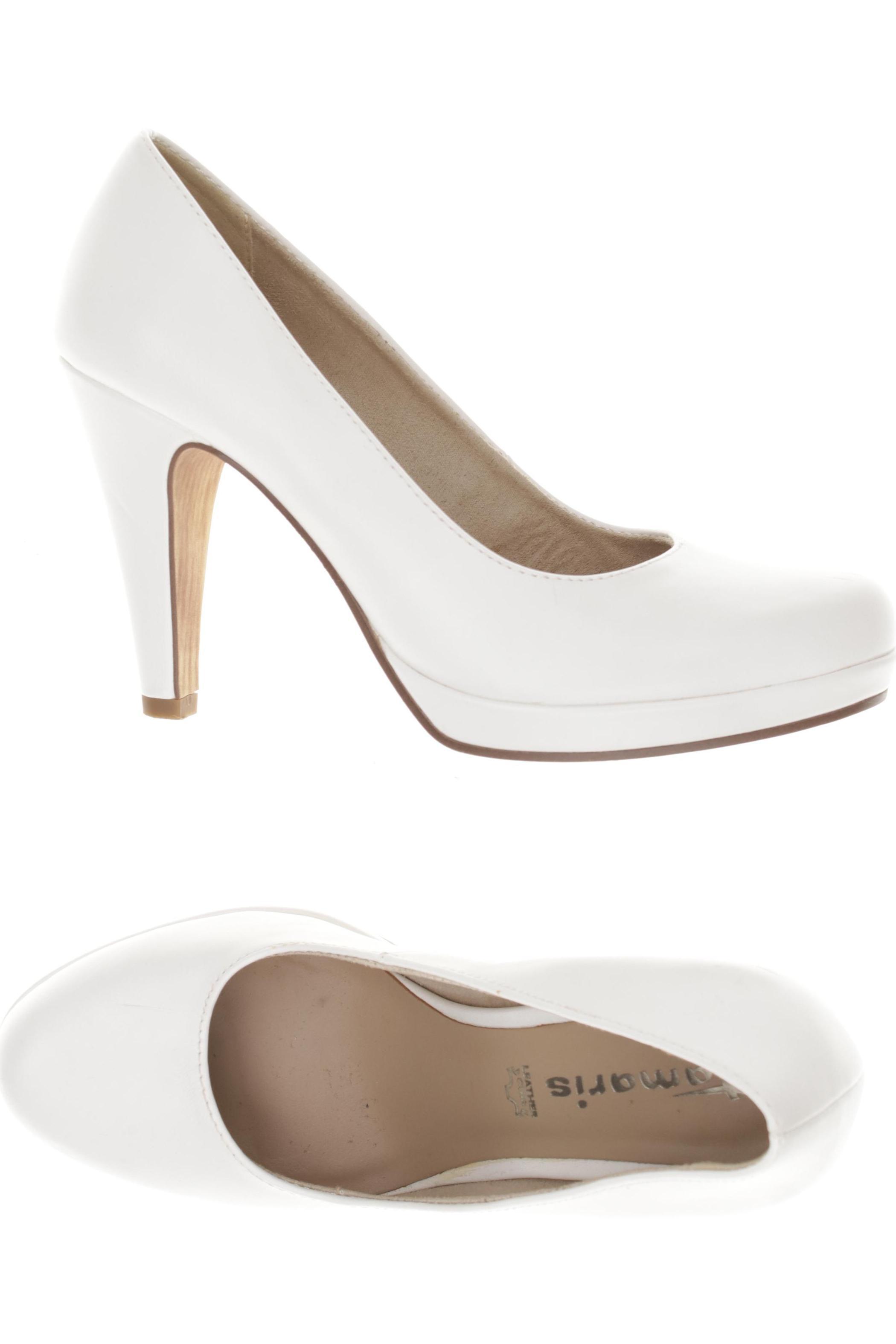 

Tamaris Damen Pumps, weiß, Gr. 39