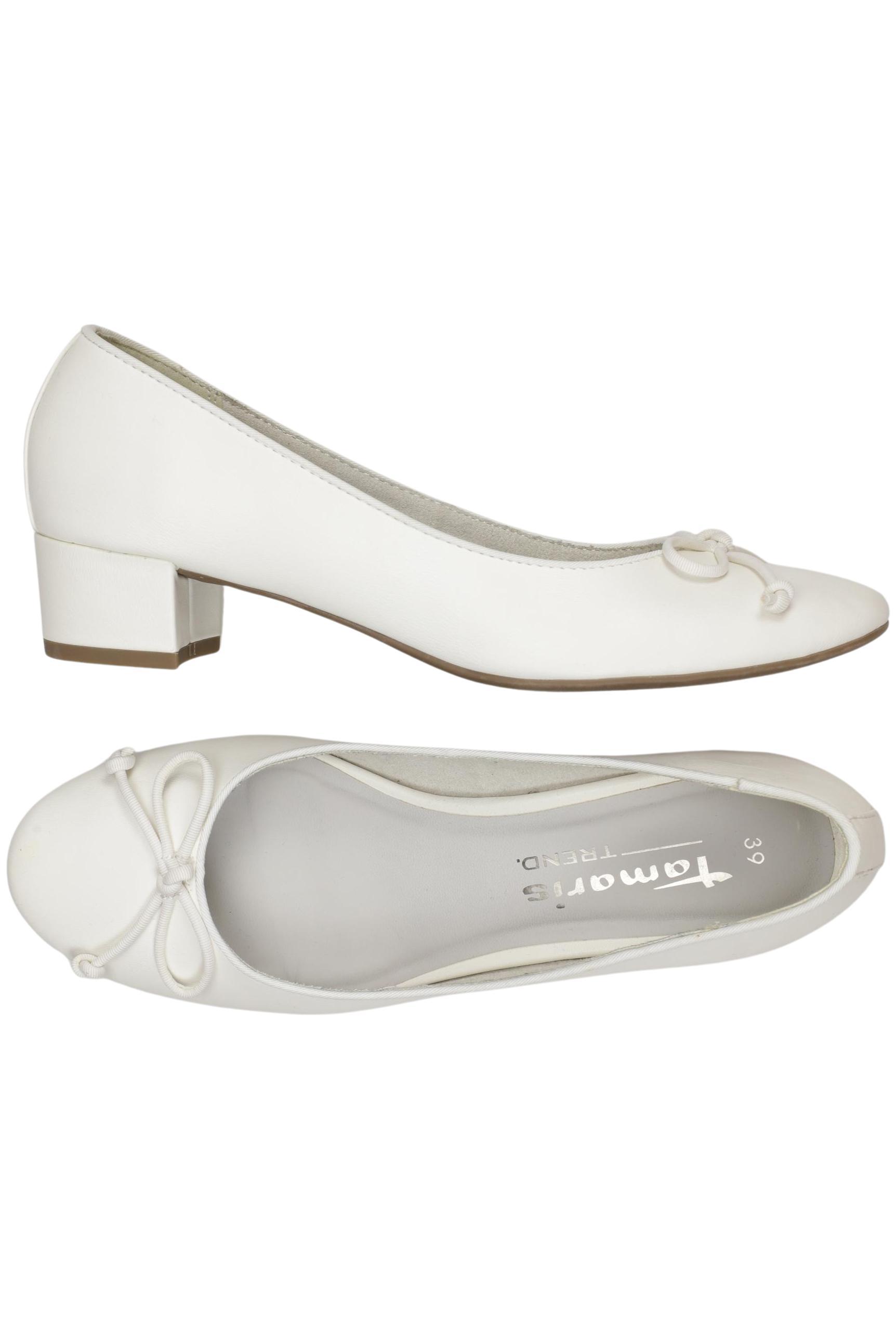 

Tamaris Damen Pumps, weiß, Gr. 39