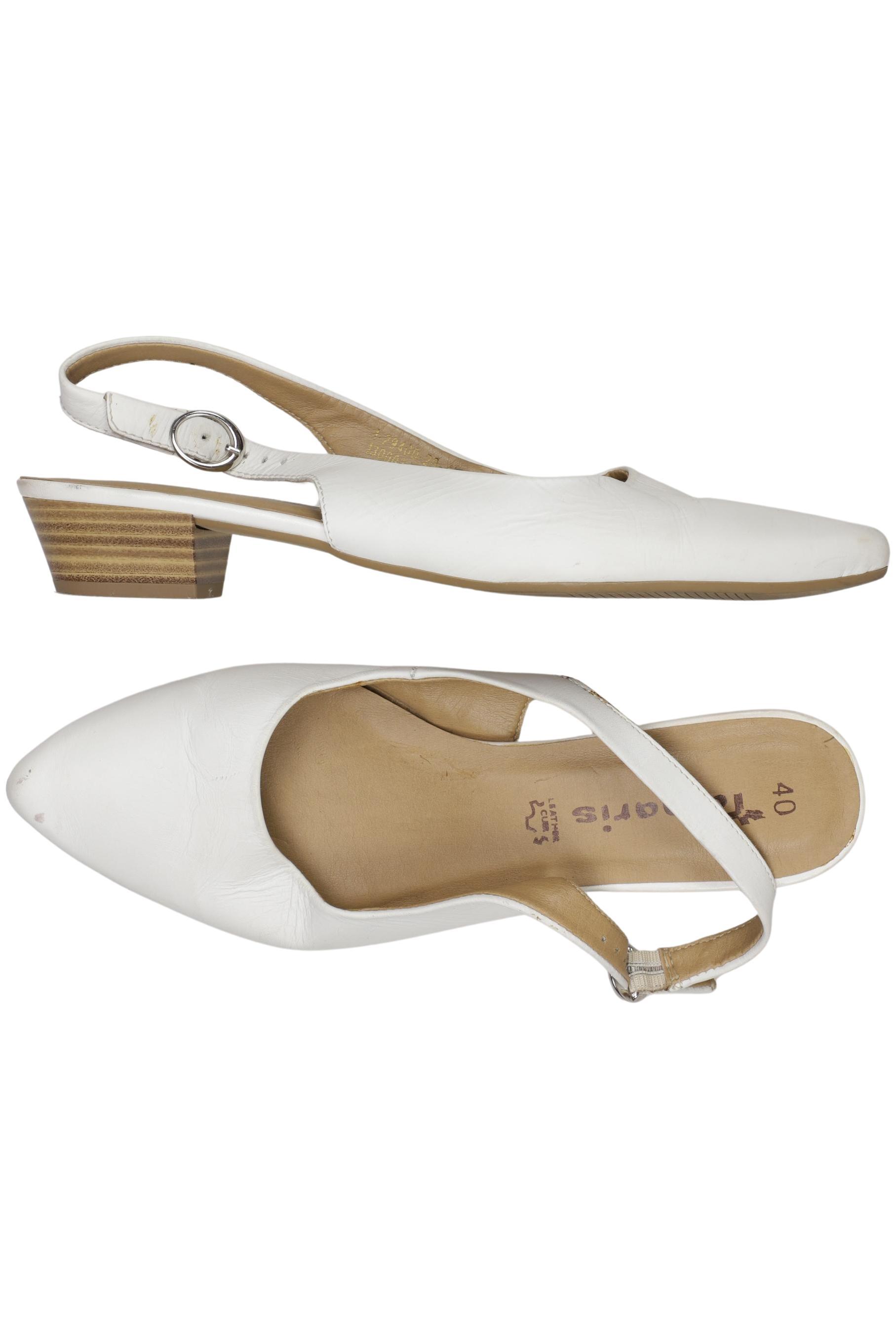 

Tamaris Damen Pumps, weiß, Gr. 40