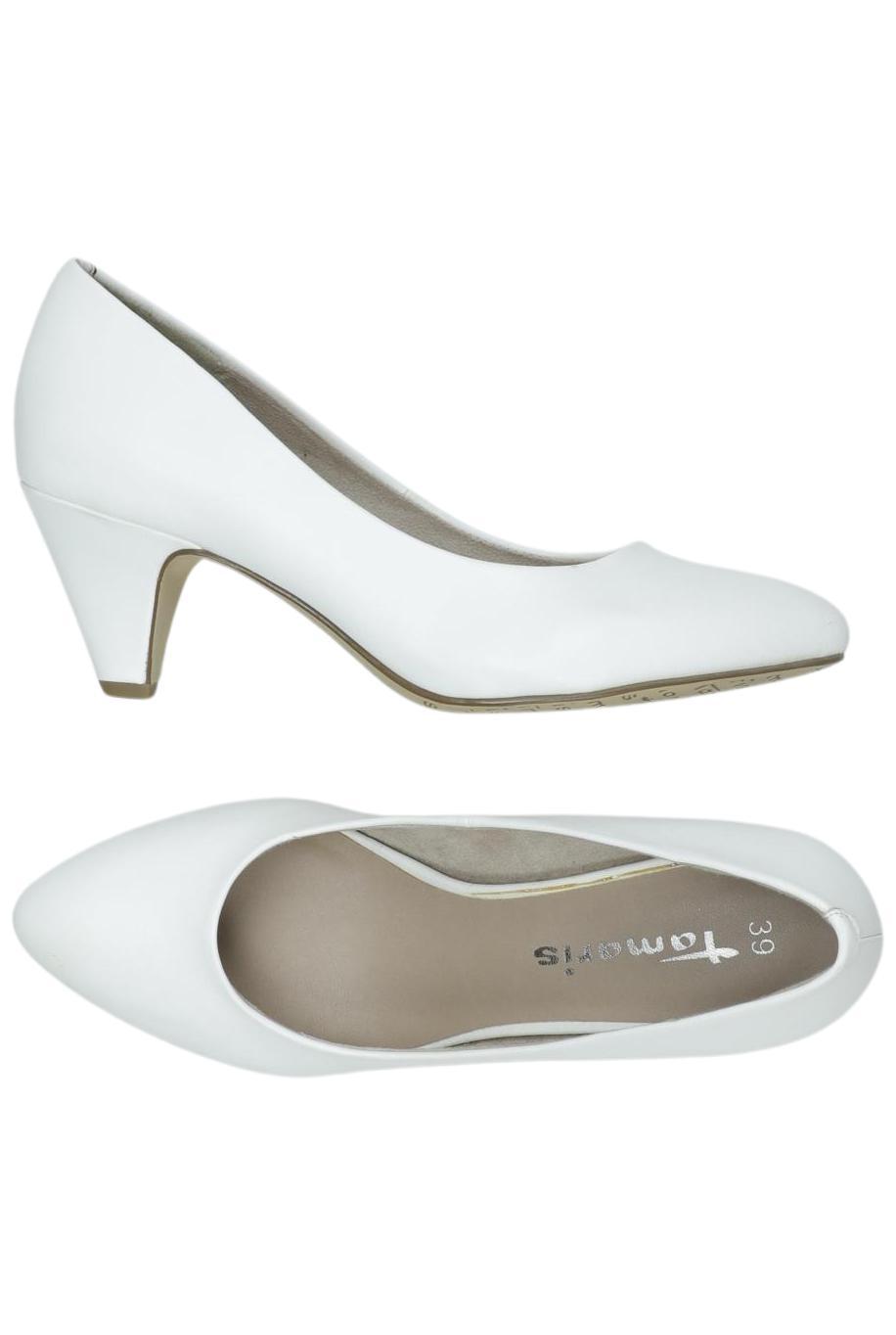 

Tamaris Damen Pumps, weiß, Gr. 39