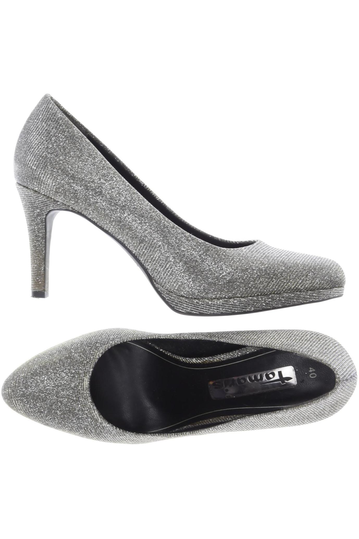 

Tamaris Damen Pumps, silber, Gr. 40