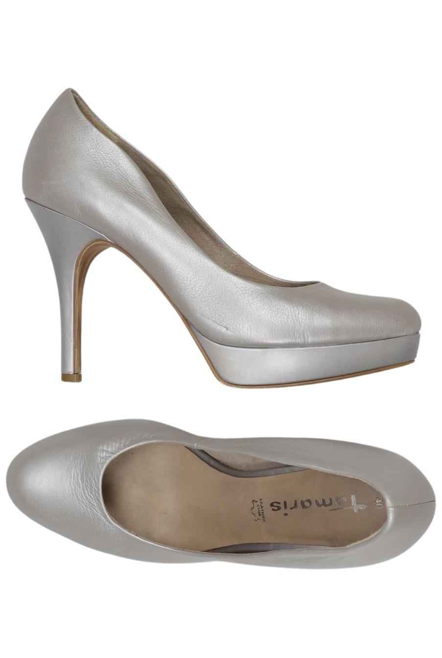 

Tamaris Damen Pumps, silber, Gr. 40