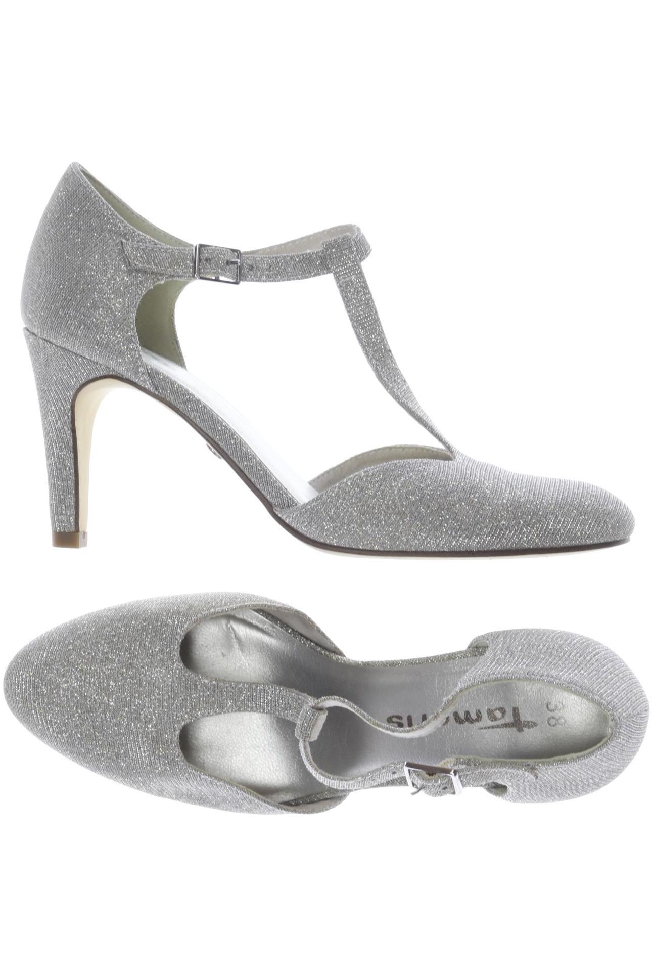 

Tamaris Damen Pumps, silber, Gr. 38