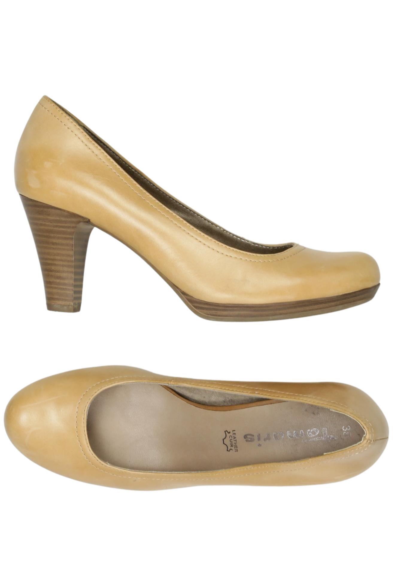 

Tamaris Damen Pumps, beige, Gr. 38