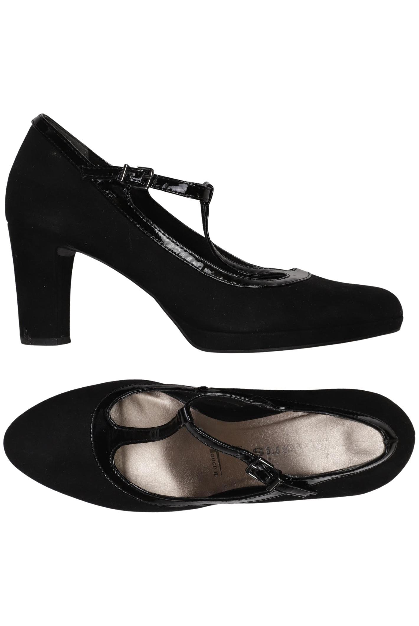 

Tamaris Damen Pumps, schwarz, Gr. 40