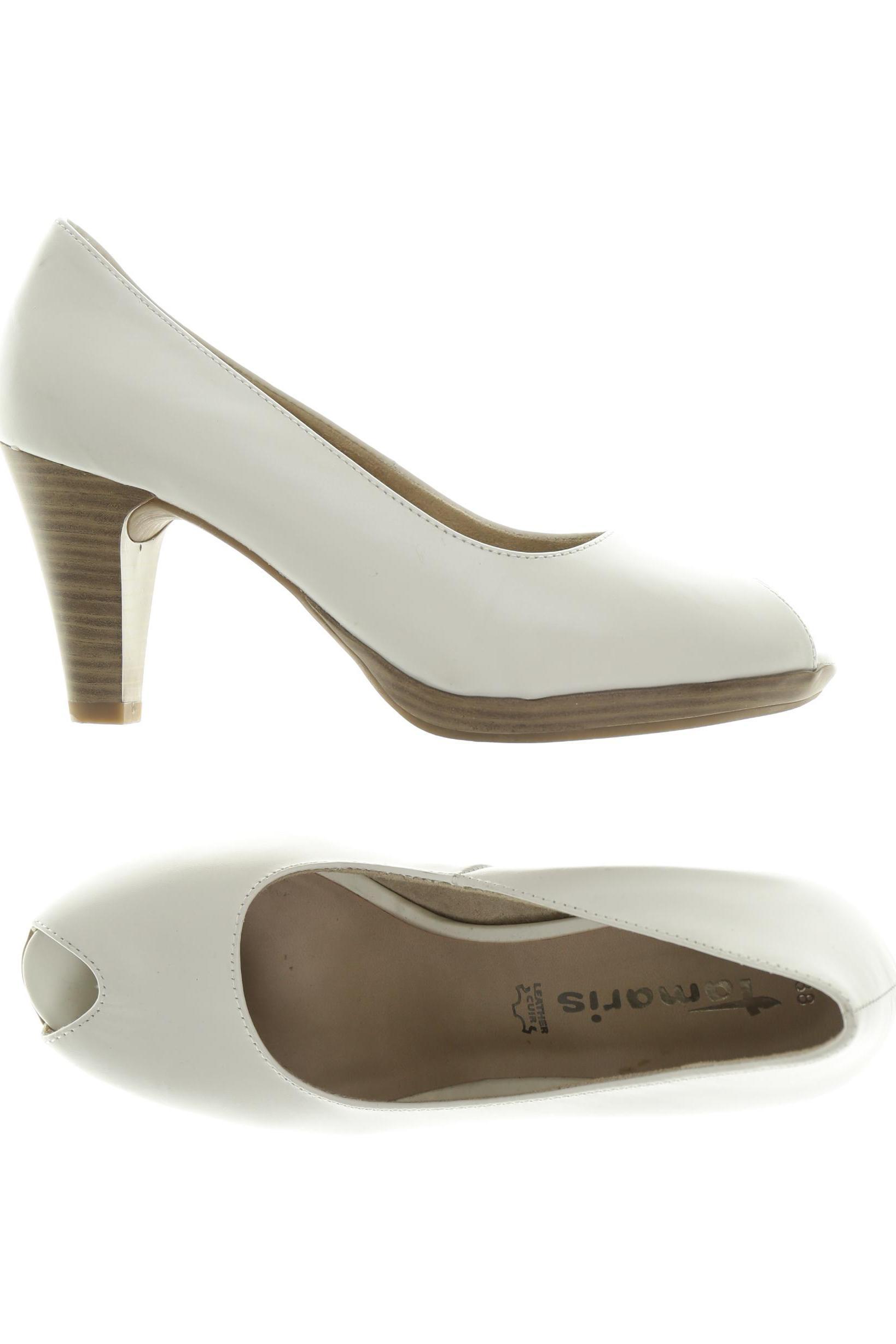 

Tamaris Damen Pumps, weiß, Gr. 38