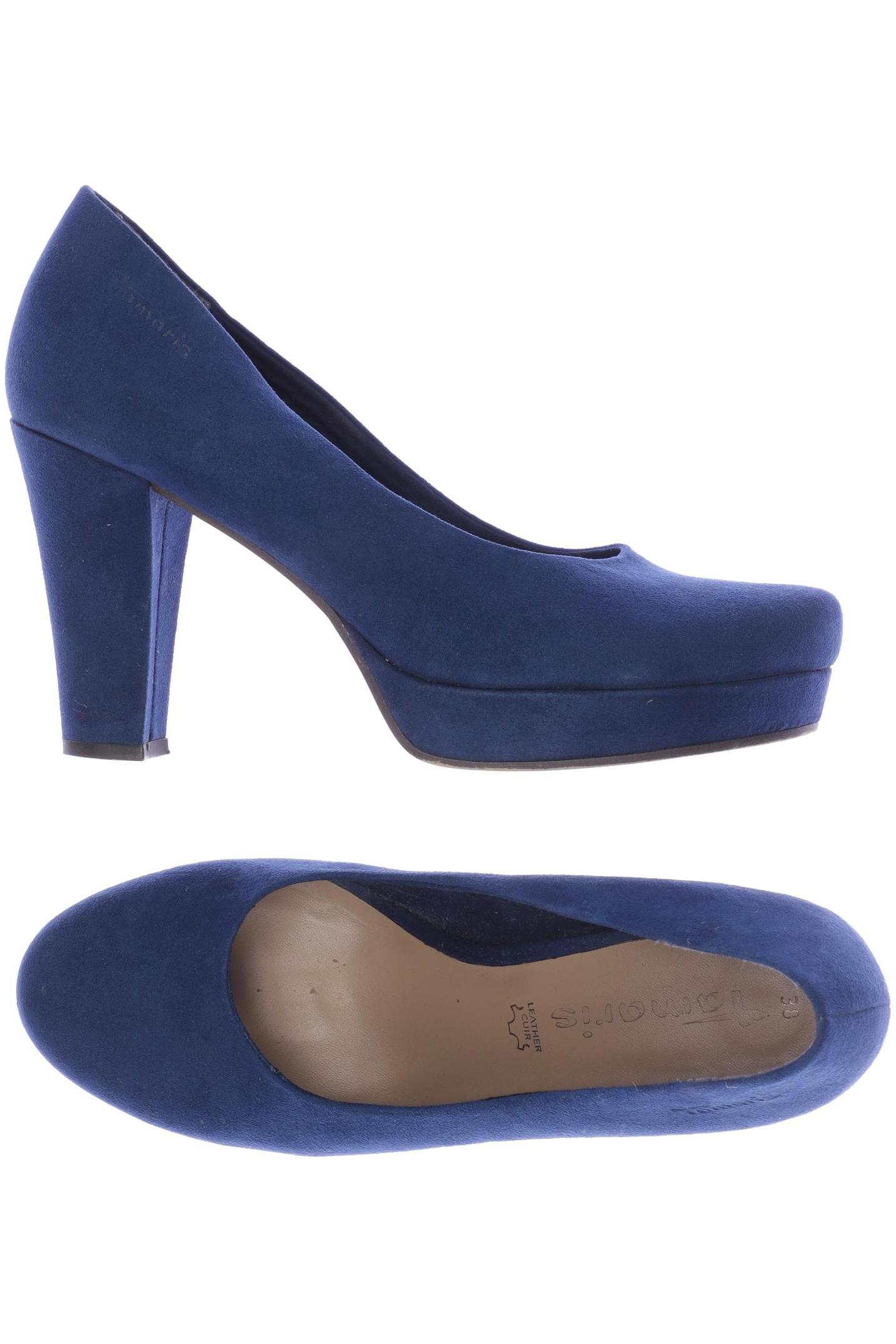 

Tamaris Damen Pumps, blau, Gr. 38