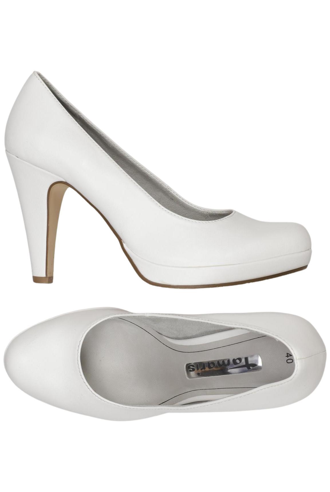 

Tamaris Damen Pumps, weiß, Gr. 40