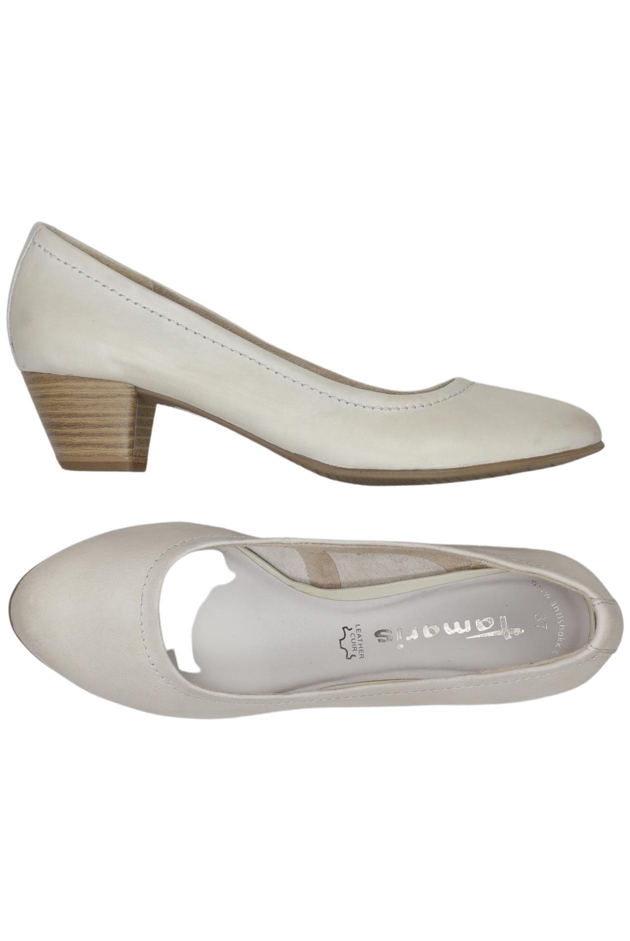 

Tamaris Damen Pumps, cremeweiß, Gr. 37
