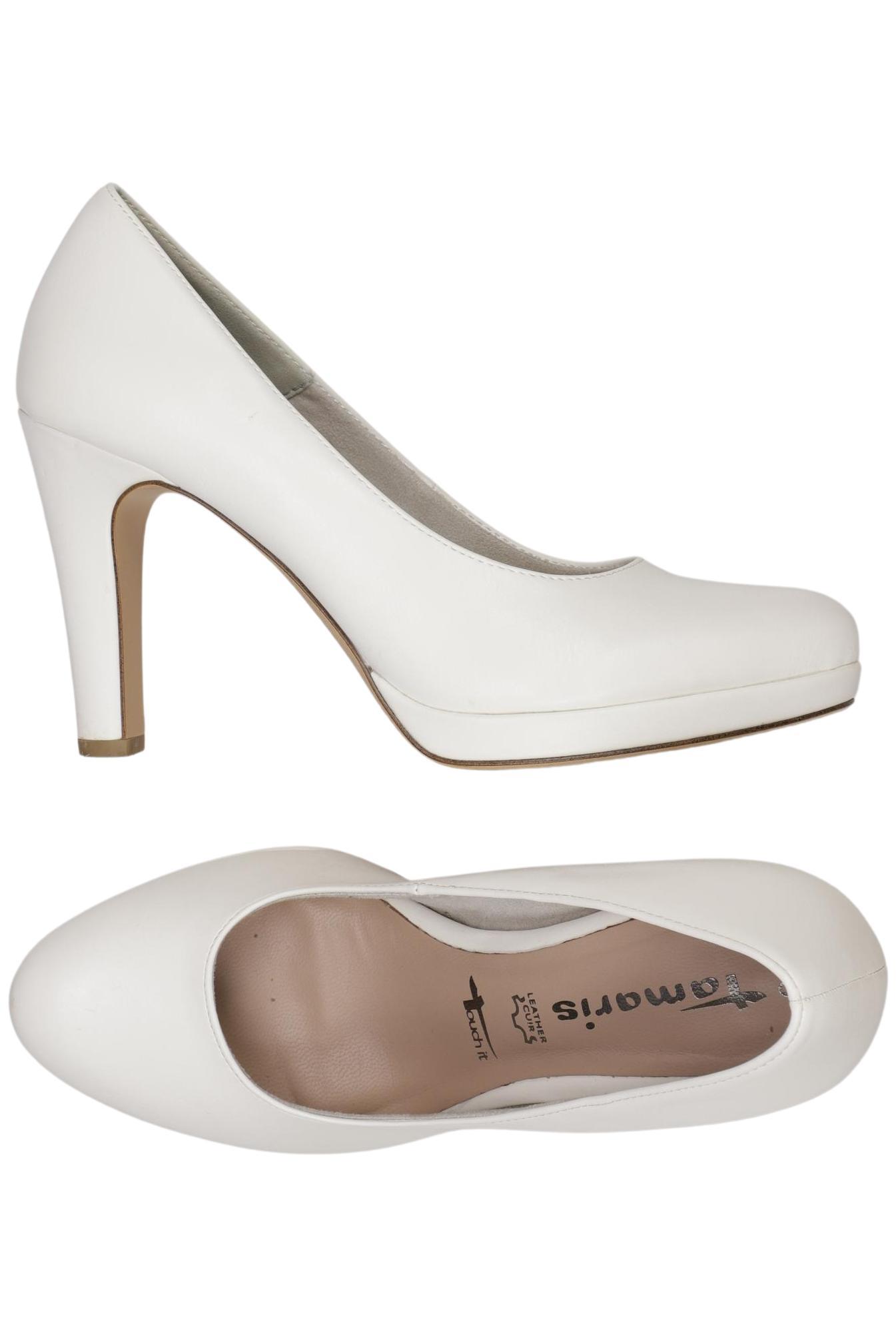 

Tamaris Damen Pumps, weiß, Gr. 39