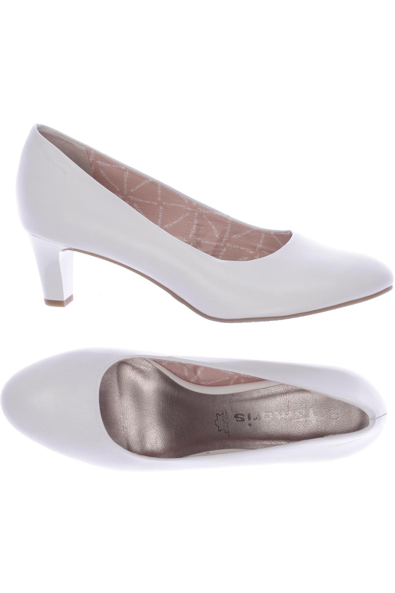 

Tamaris Damen Pumps, weiß, Gr. 40