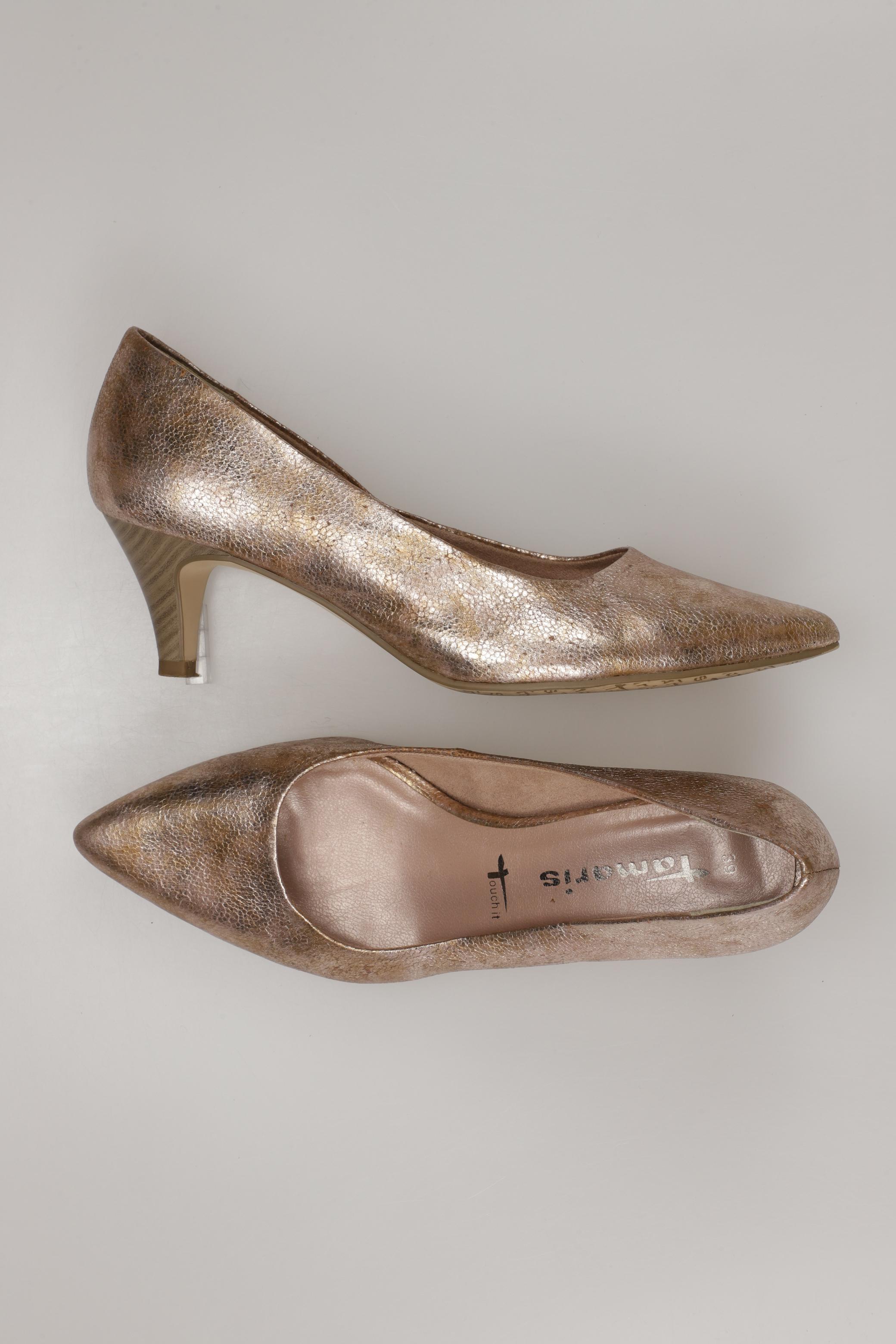 

Tamaris Damen Pumps, gold, Gr. 39