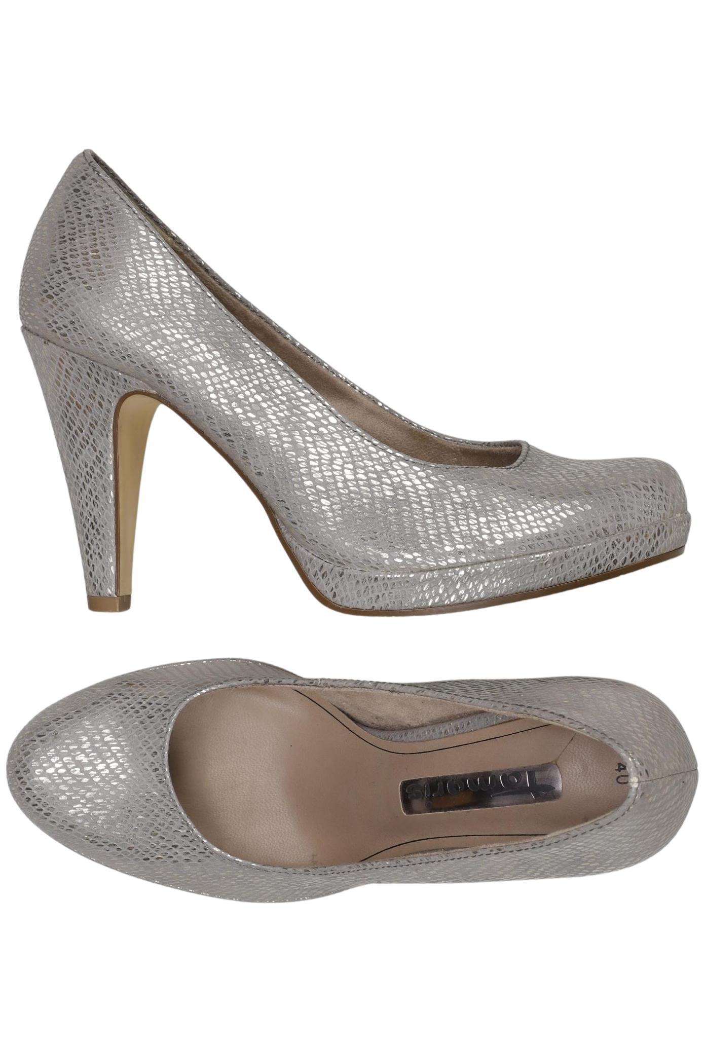 

Tamaris Damen Pumps, silber, Gr. 40