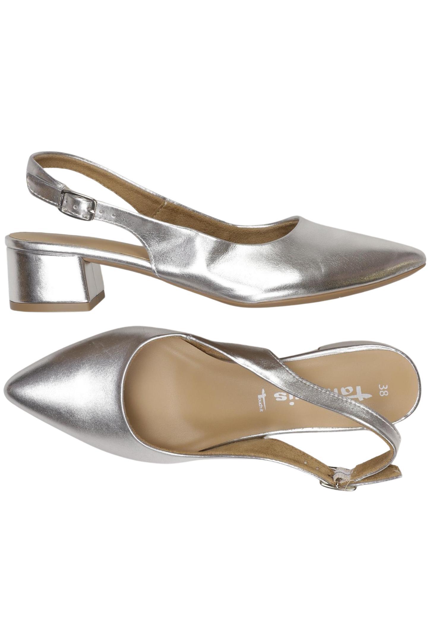 

Tamaris Damen Pumps, silber, Gr. 38