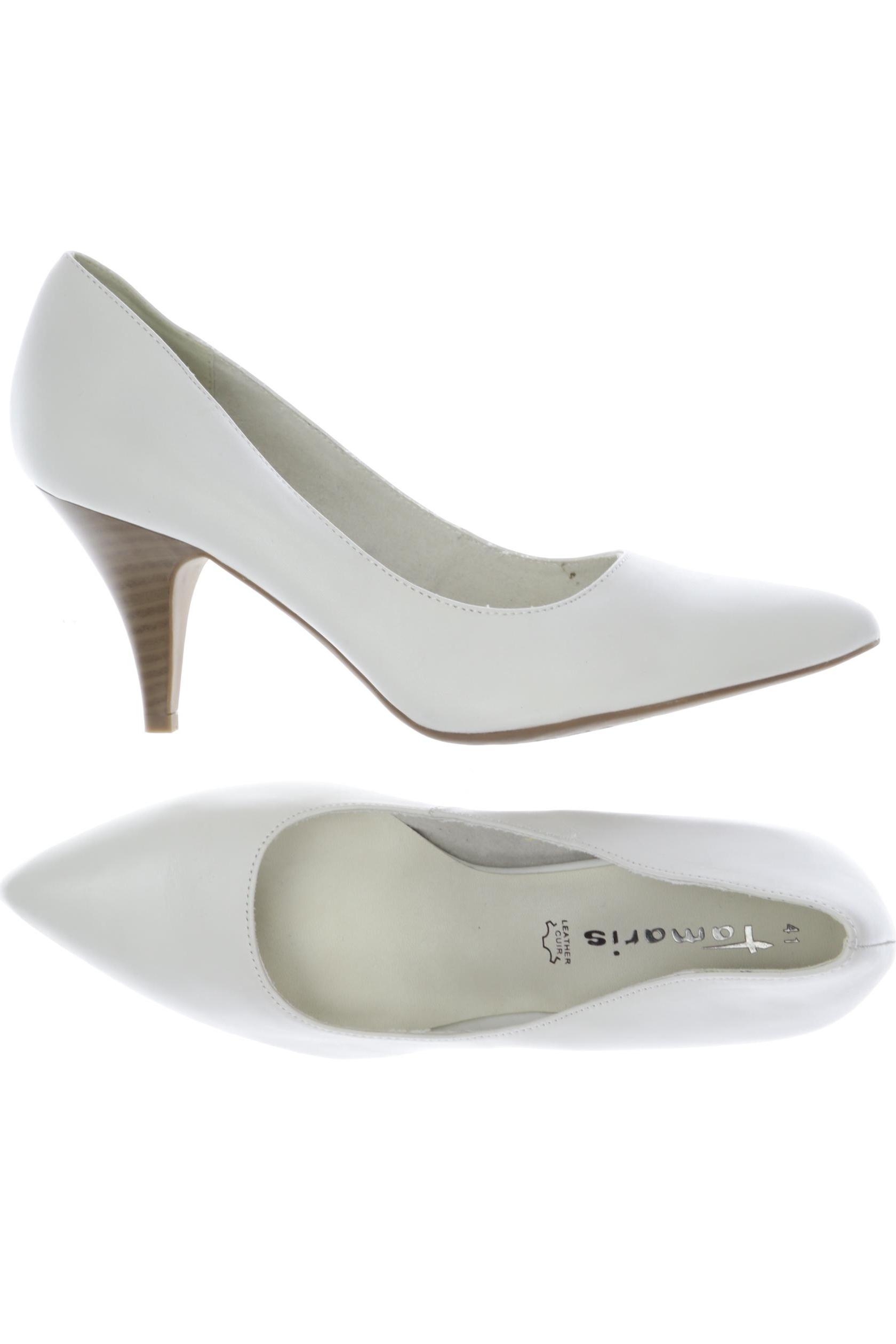 

Tamaris Damen Pumps, weiß, Gr. 41