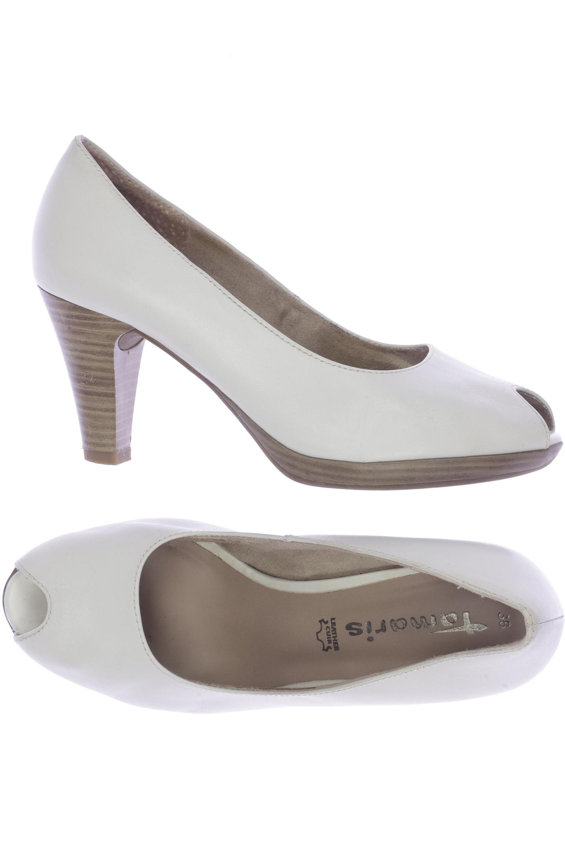 

Tamaris Damen Pumps, weiß, Gr. 38