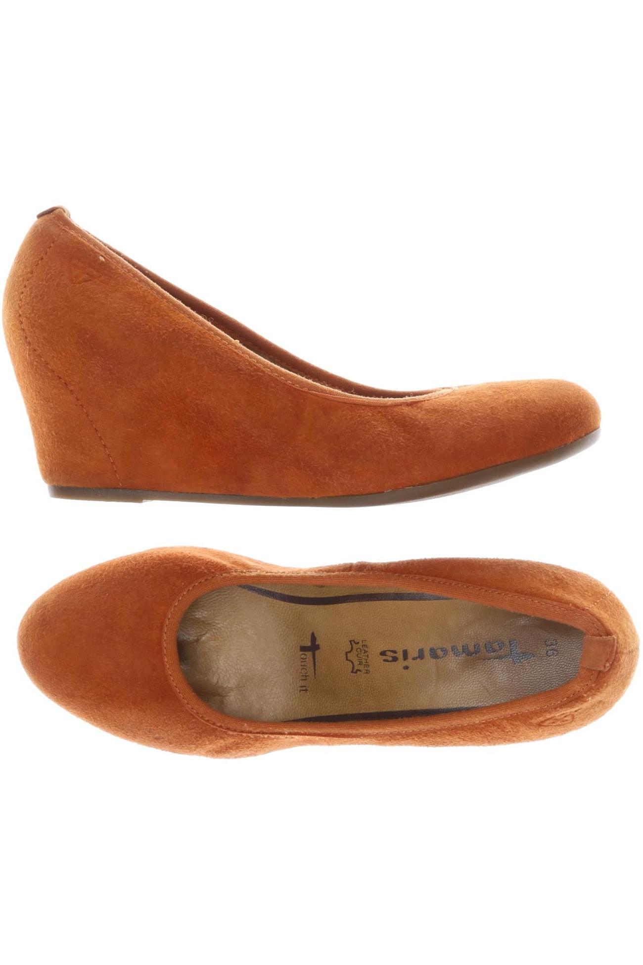 

Tamaris Damen Pumps, orange, Gr. 36