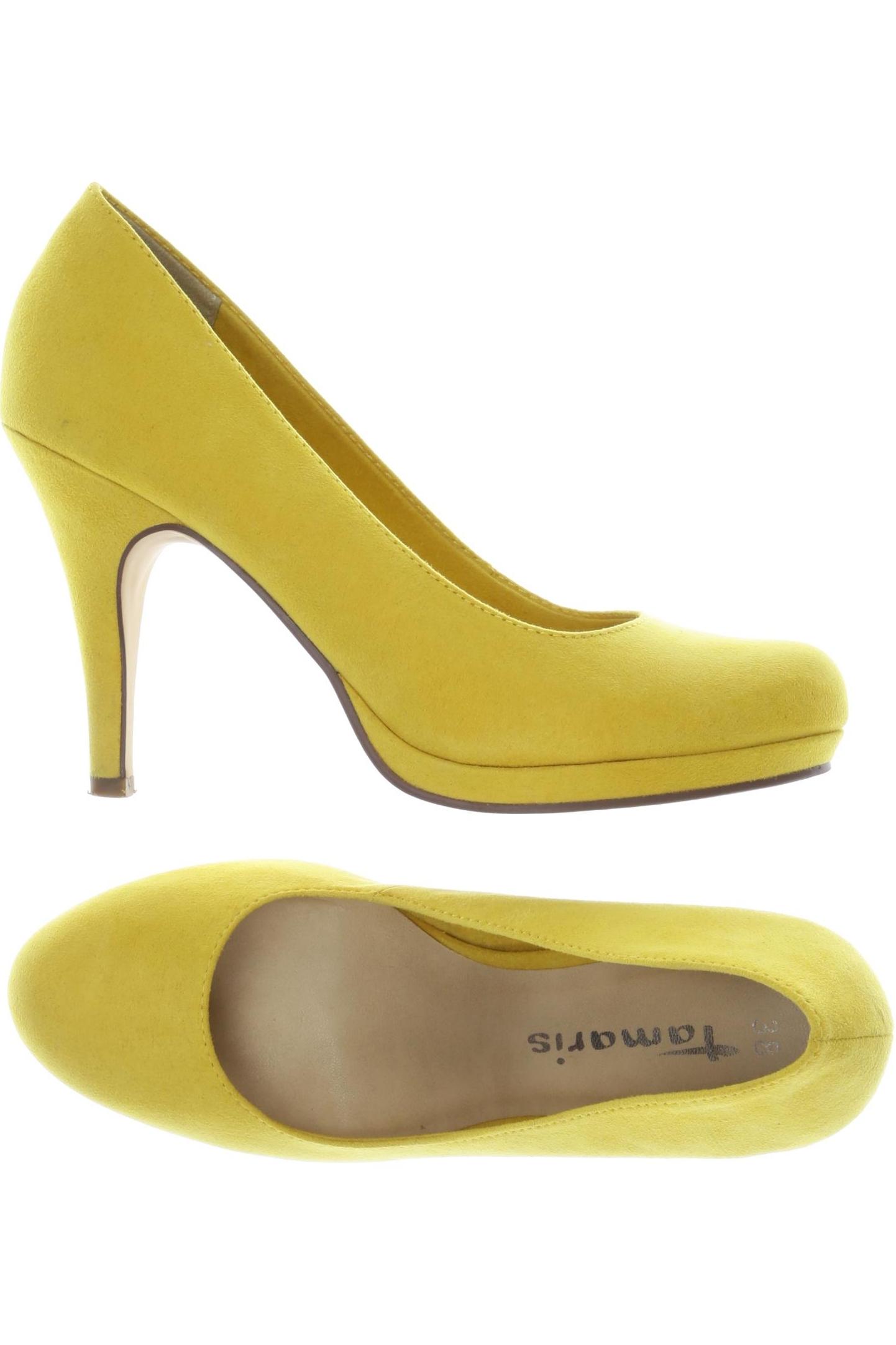

Tamaris Damen Pumps, gelb, Gr. 38