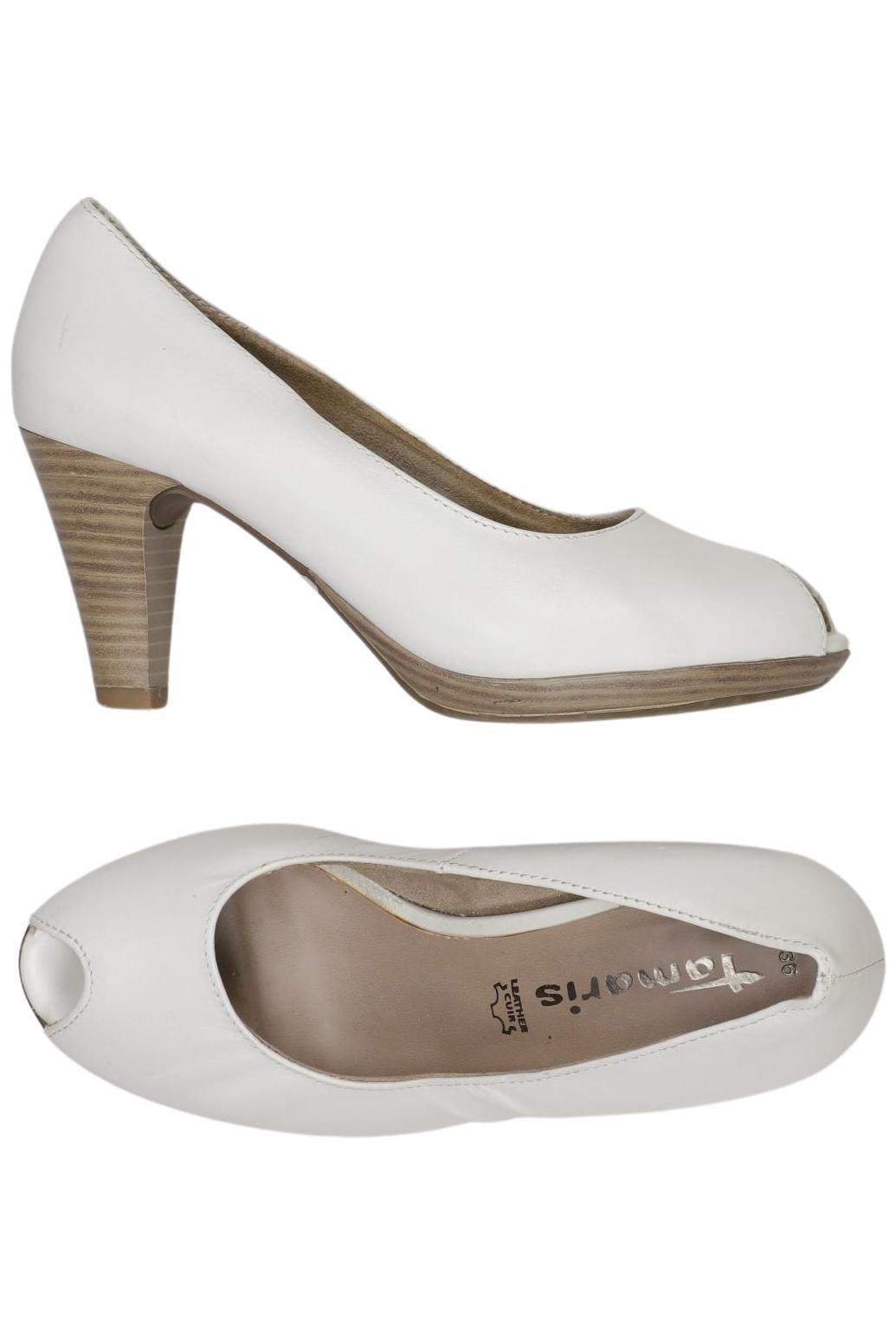 

Tamaris Damen Pumps, weiß, Gr. 36