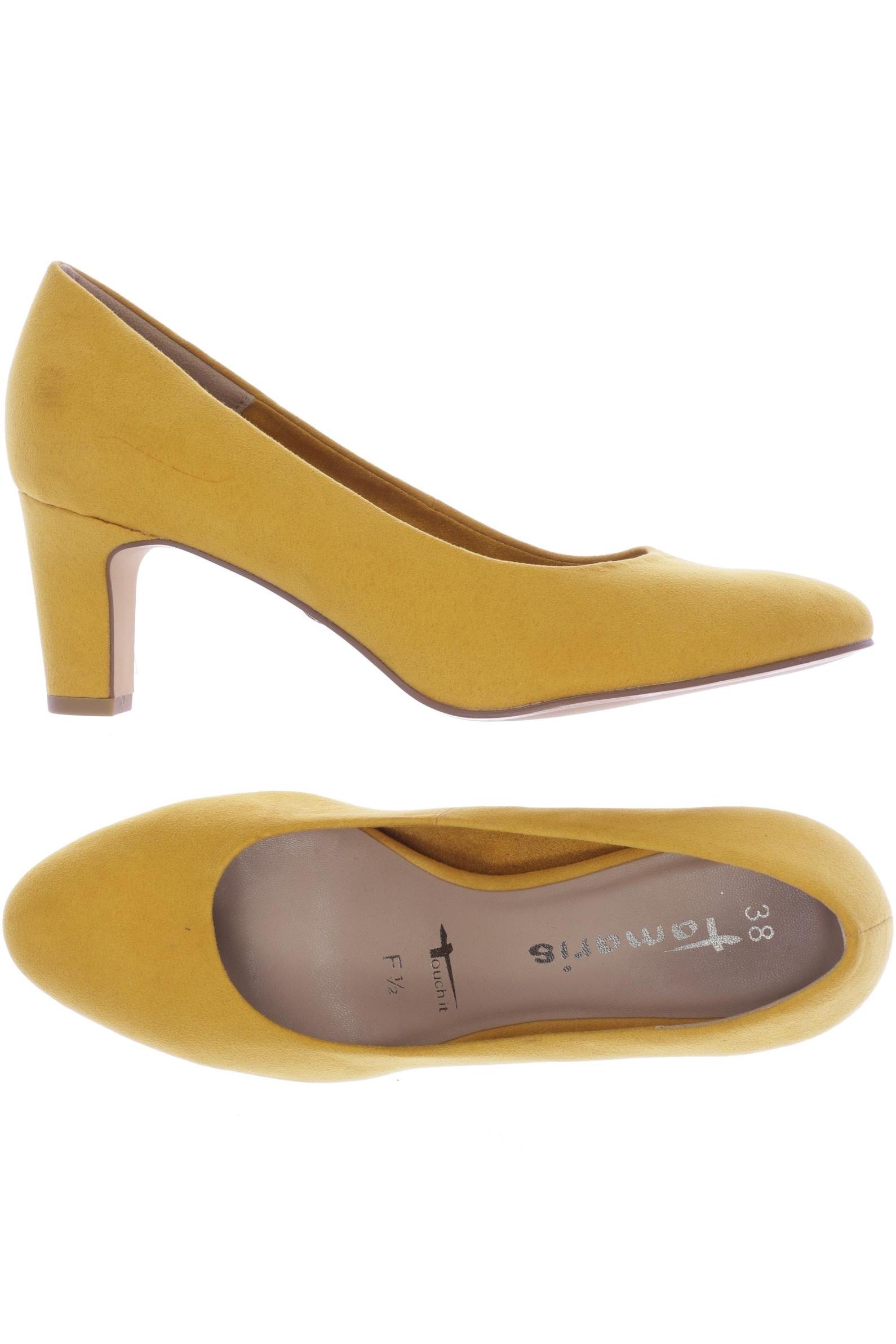 

Tamaris Damen Pumps, gelb, Gr. 38