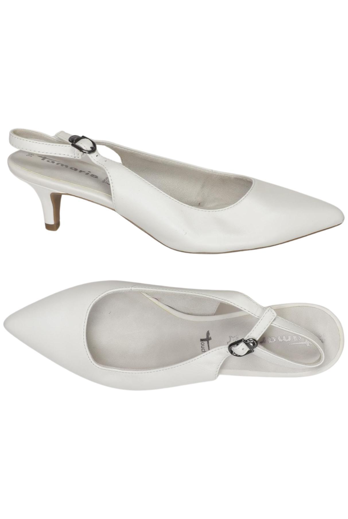 

Tamaris Damen Pumps, weiß, Gr. 39