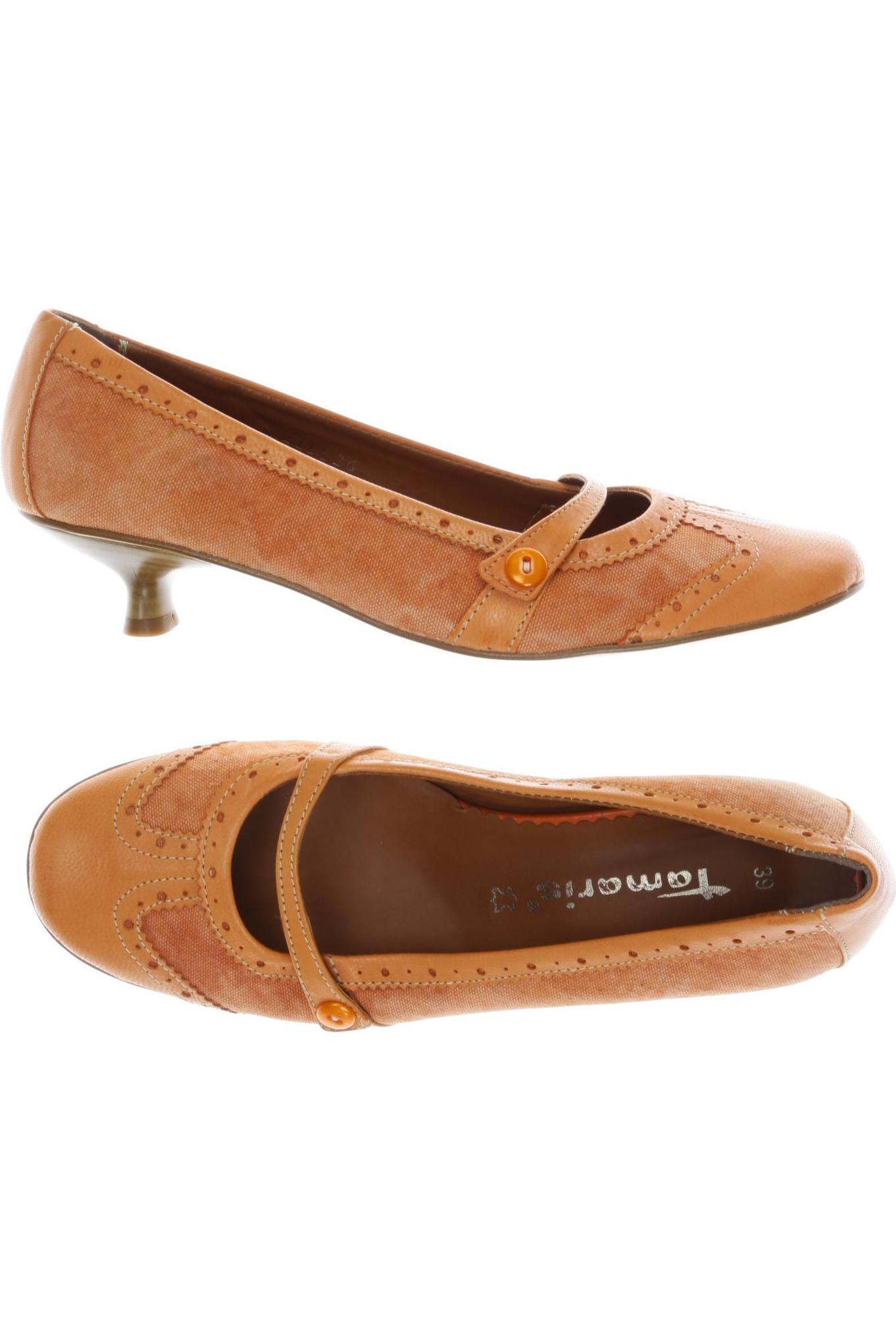 

Tamaris Damen Pumps, orange, Gr. 39