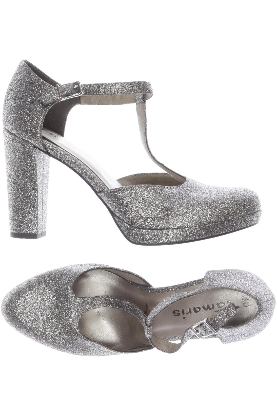 

Tamaris Damen Pumps, silber, Gr. 38
