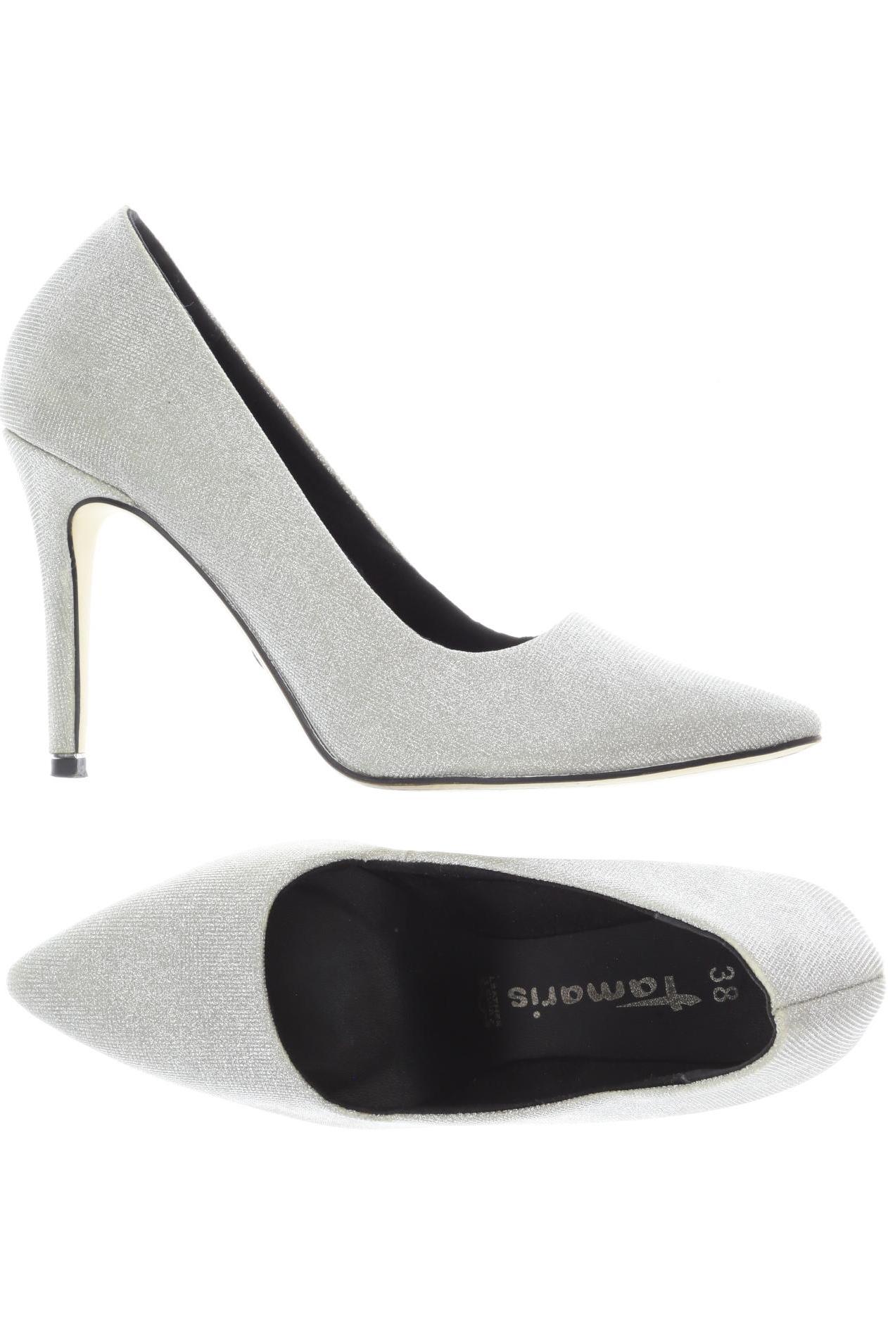 

Tamaris Damen Pumps, silber, Gr. 38