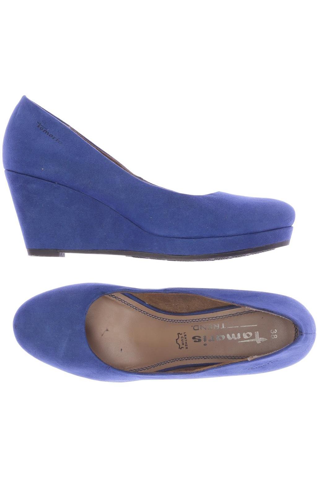 

Tamaris Damen Pumps, blau, Gr. 38
