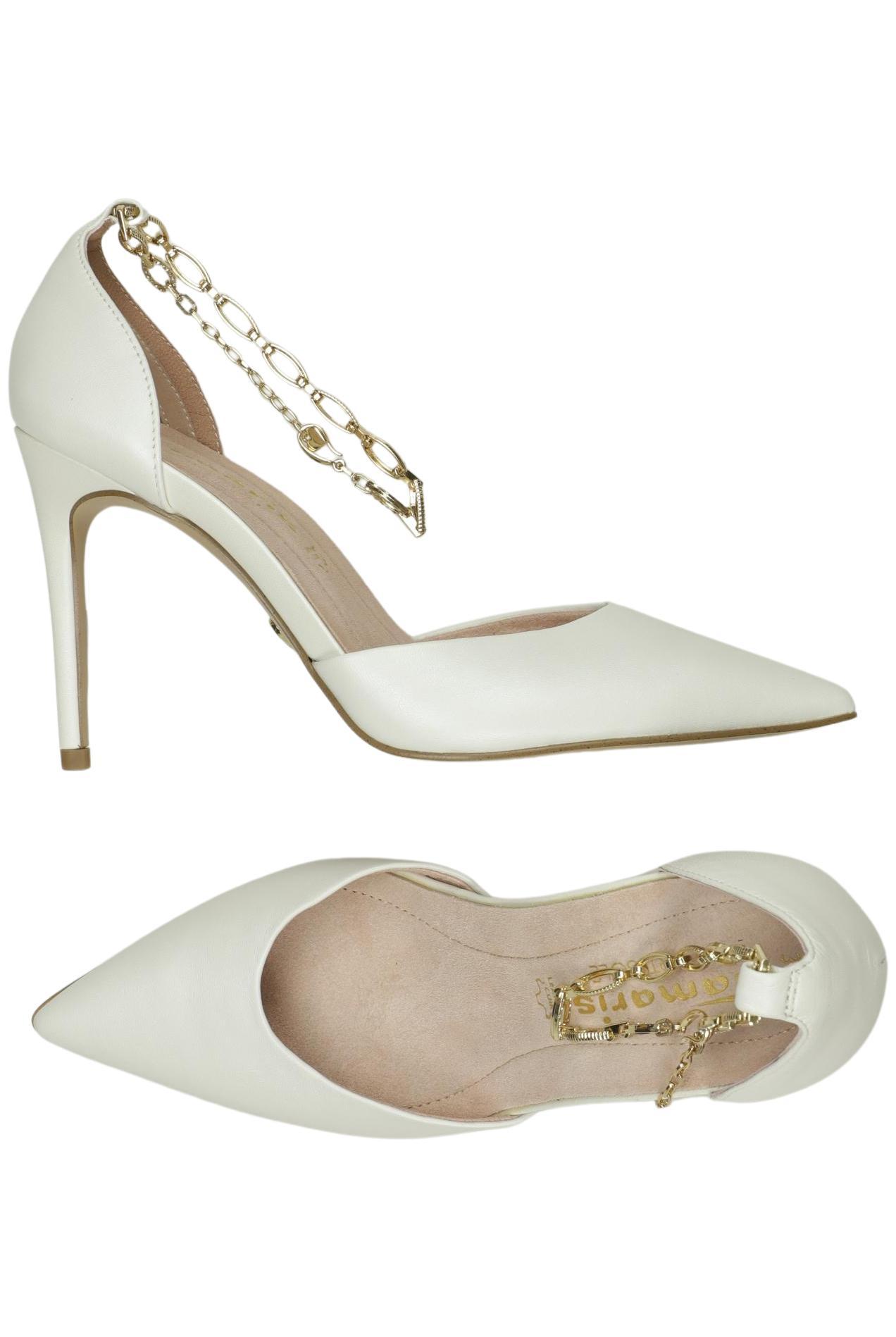 

Tamaris Damen Pumps, weiß, Gr. 37