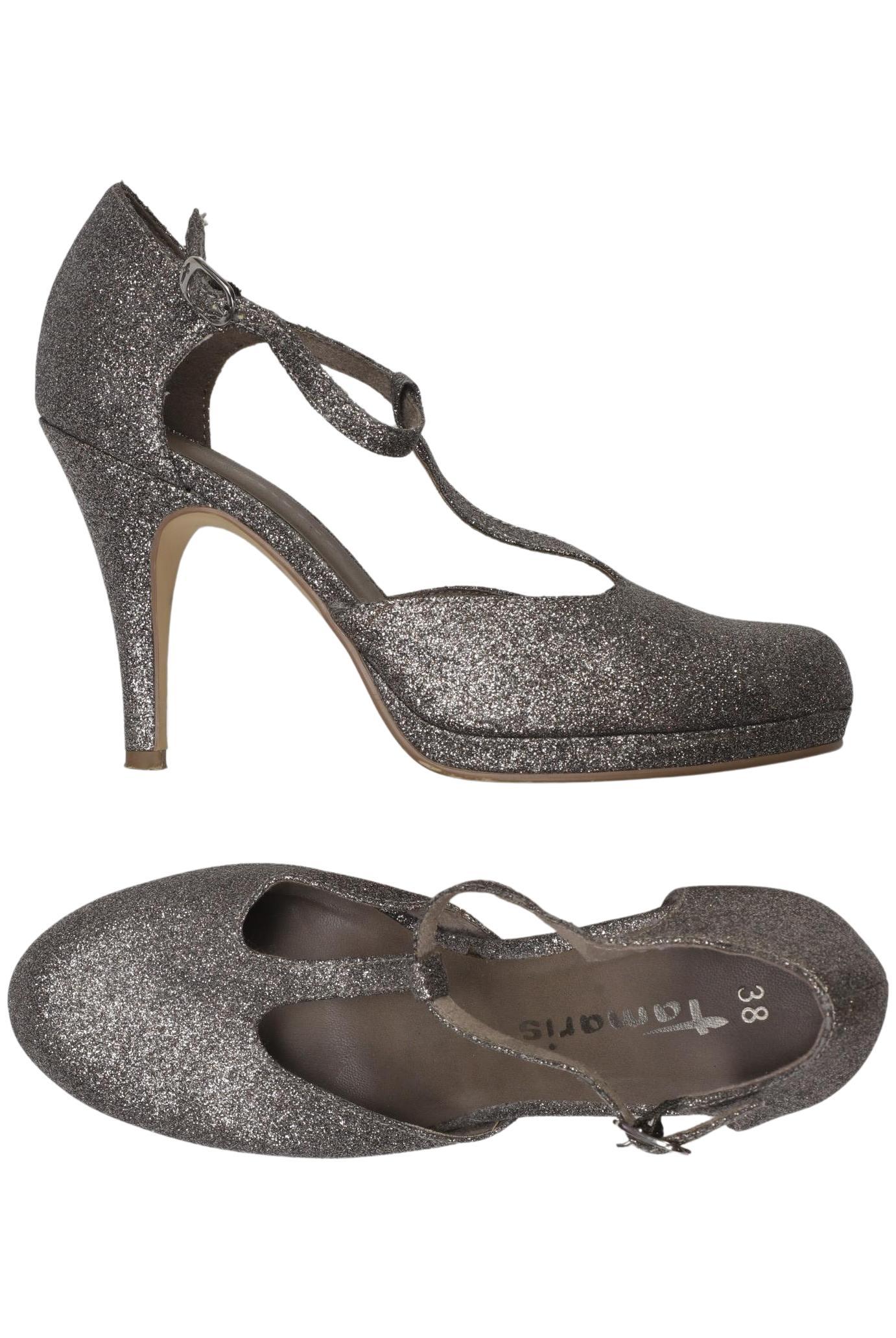 

Tamaris Damen Pumps, silber, Gr. 38