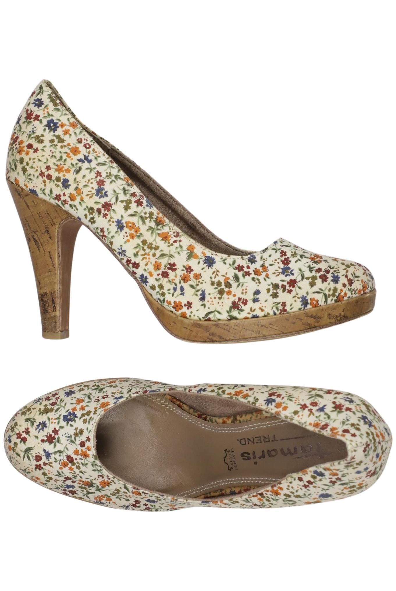 

Tamaris Damen Pumps, cremeweiß, Gr. 38