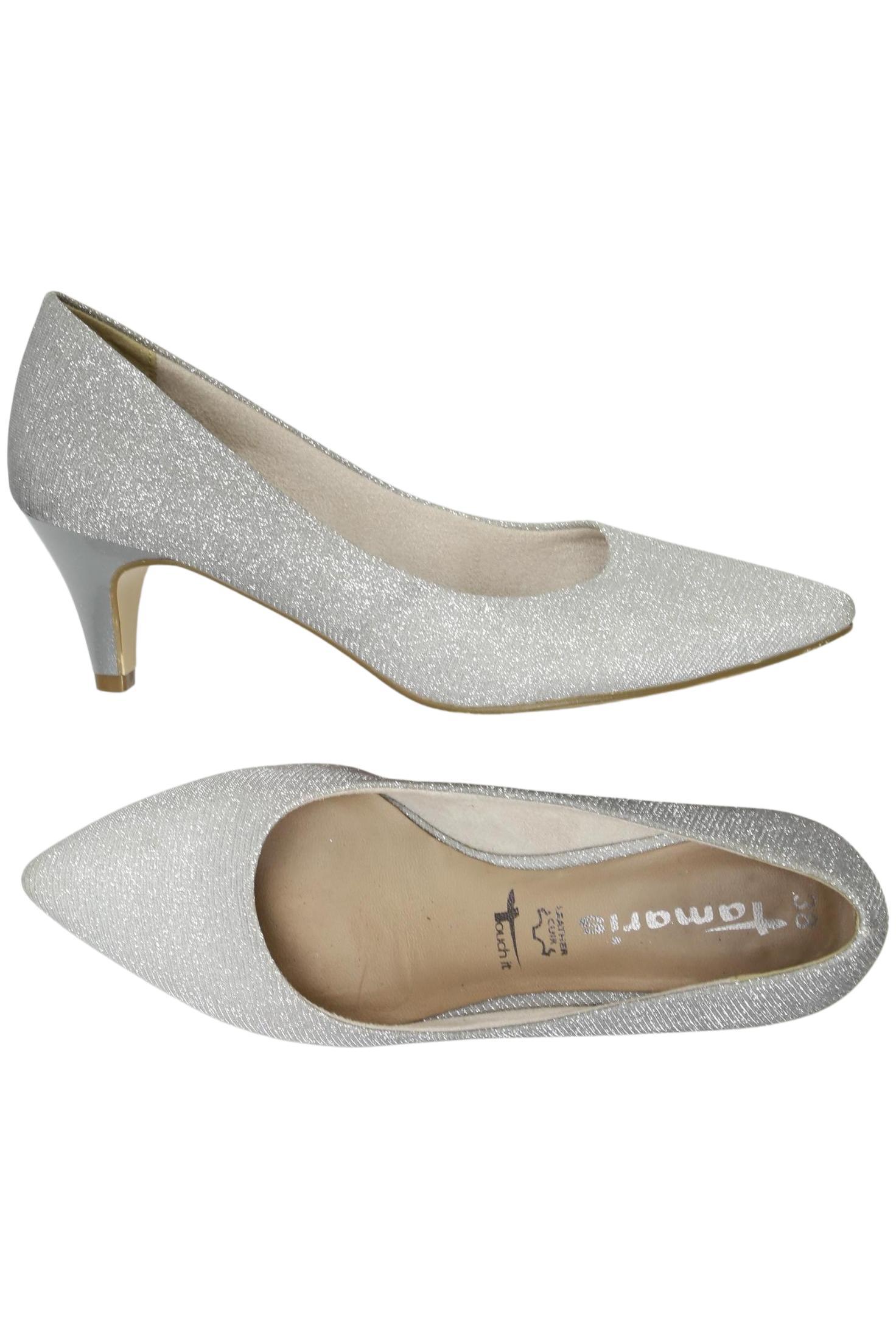 

Tamaris Damen Pumps, silber, Gr. 38