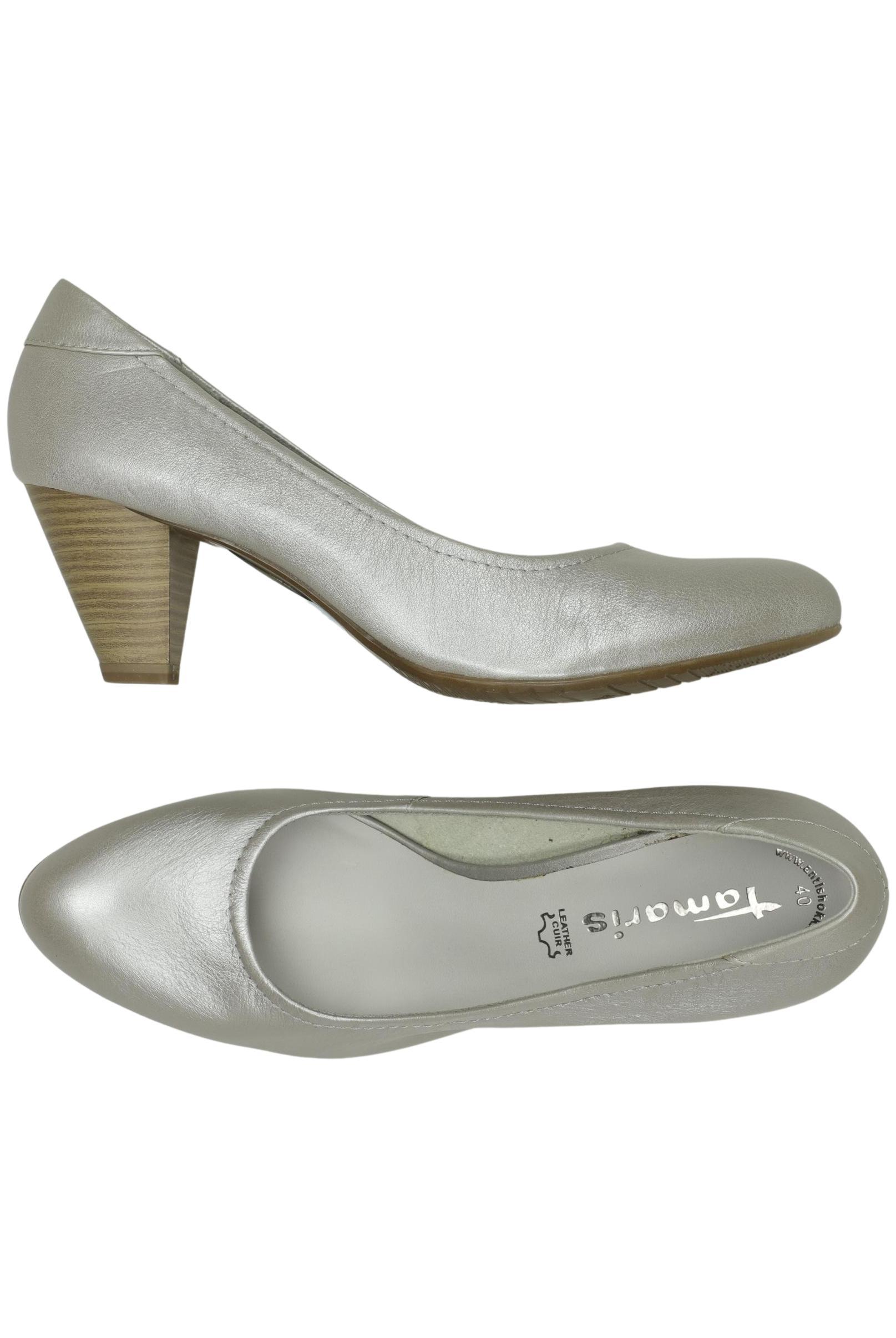 

Tamaris Damen Pumps, silber, Gr. 40