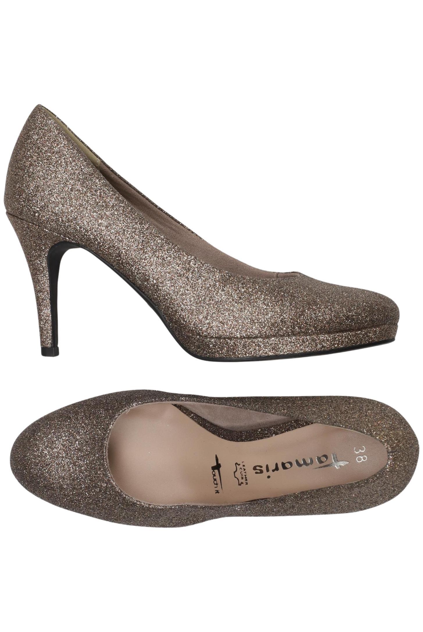 

Tamaris Damen Pumps, gold, Gr. 38