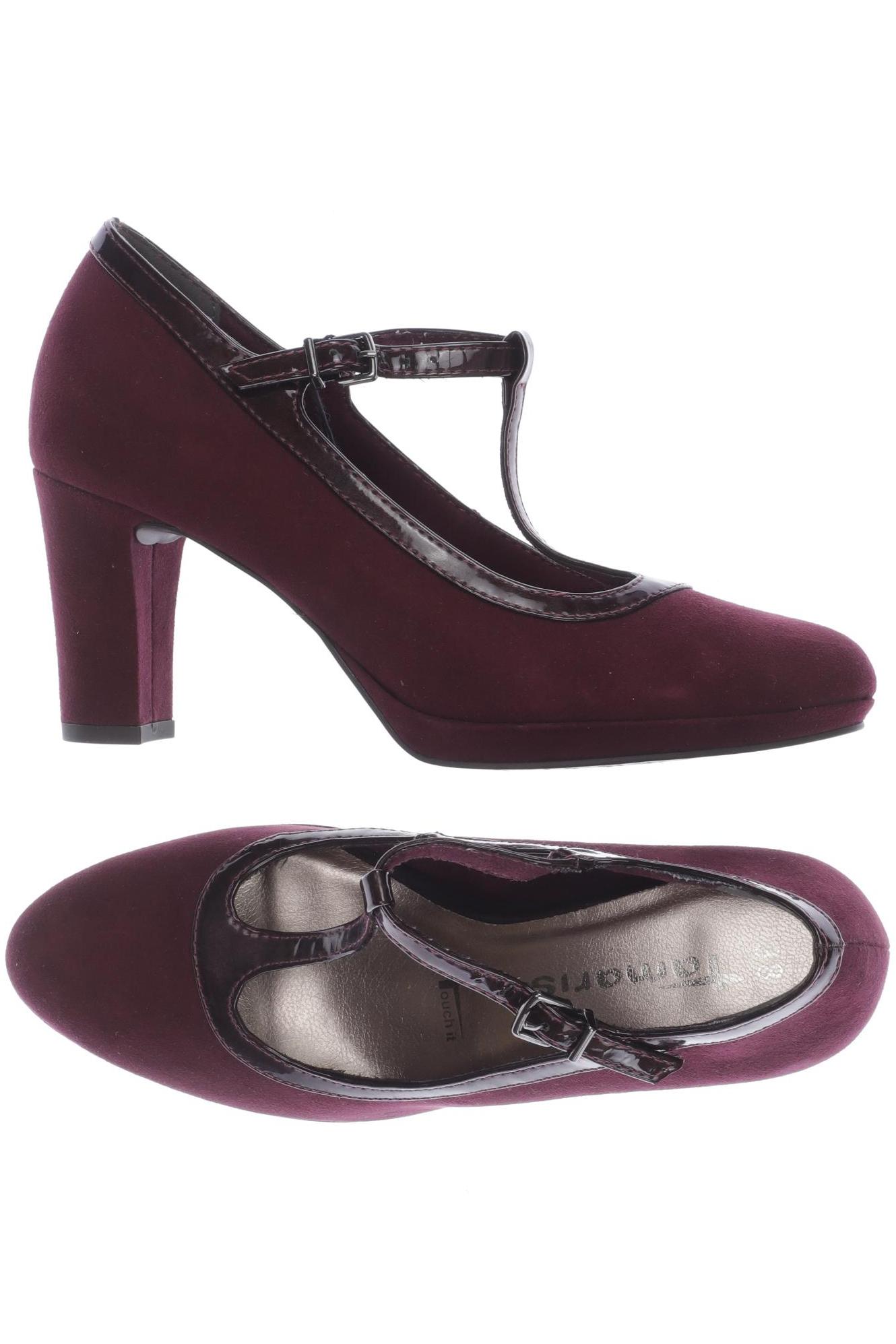 

Tamaris Damen Pumps, bordeaux, Gr. 38