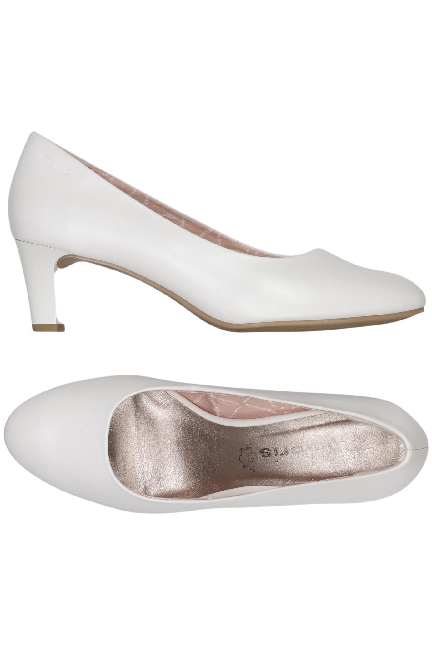 

Tamaris Damen Pumps, weiß, Gr. 40