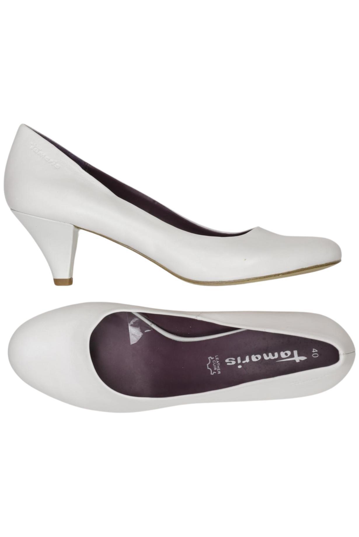 

Tamaris Damen Pumps, weiß, Gr. 40
