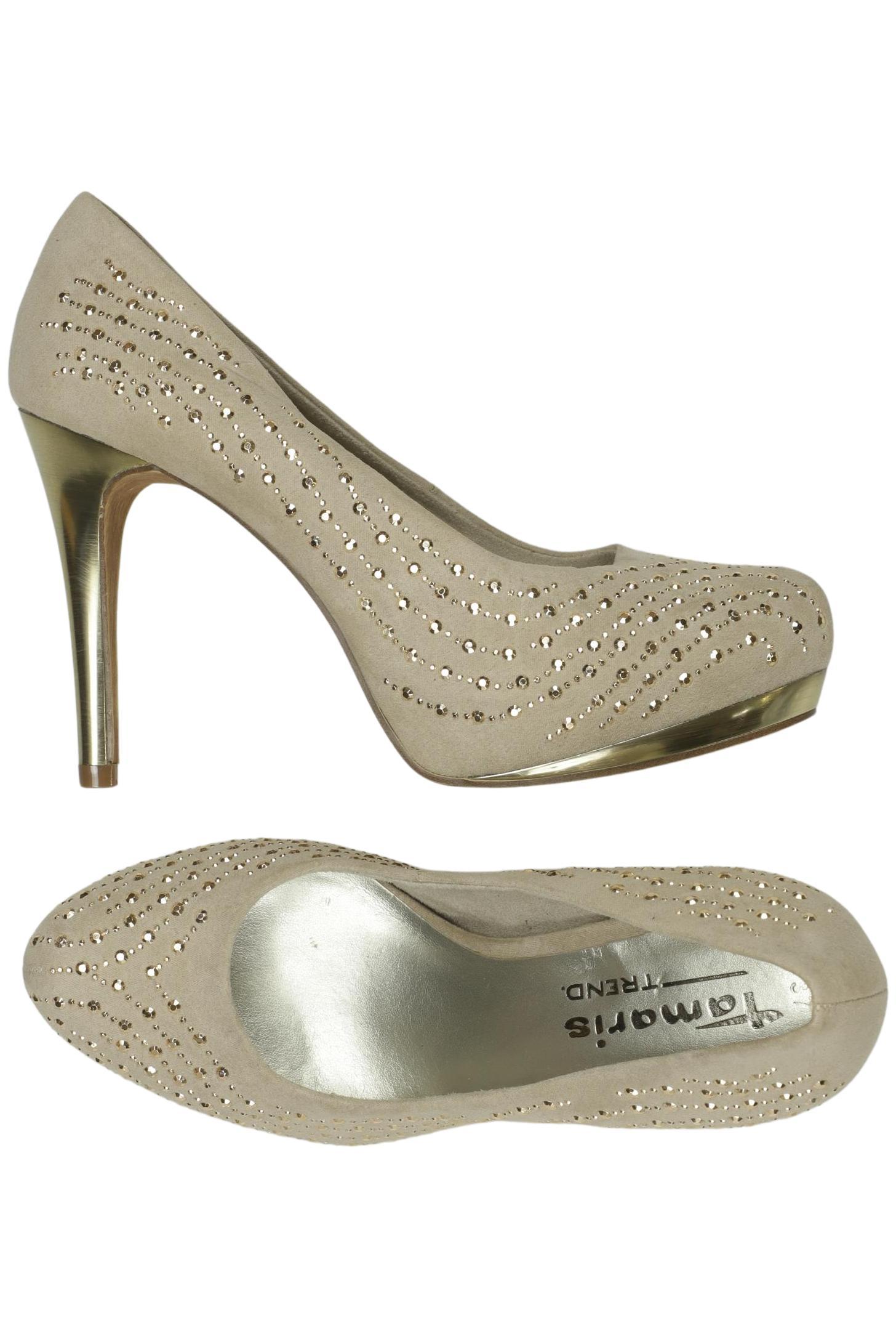 

Tamaris Damen Pumps, beige, Gr. 37