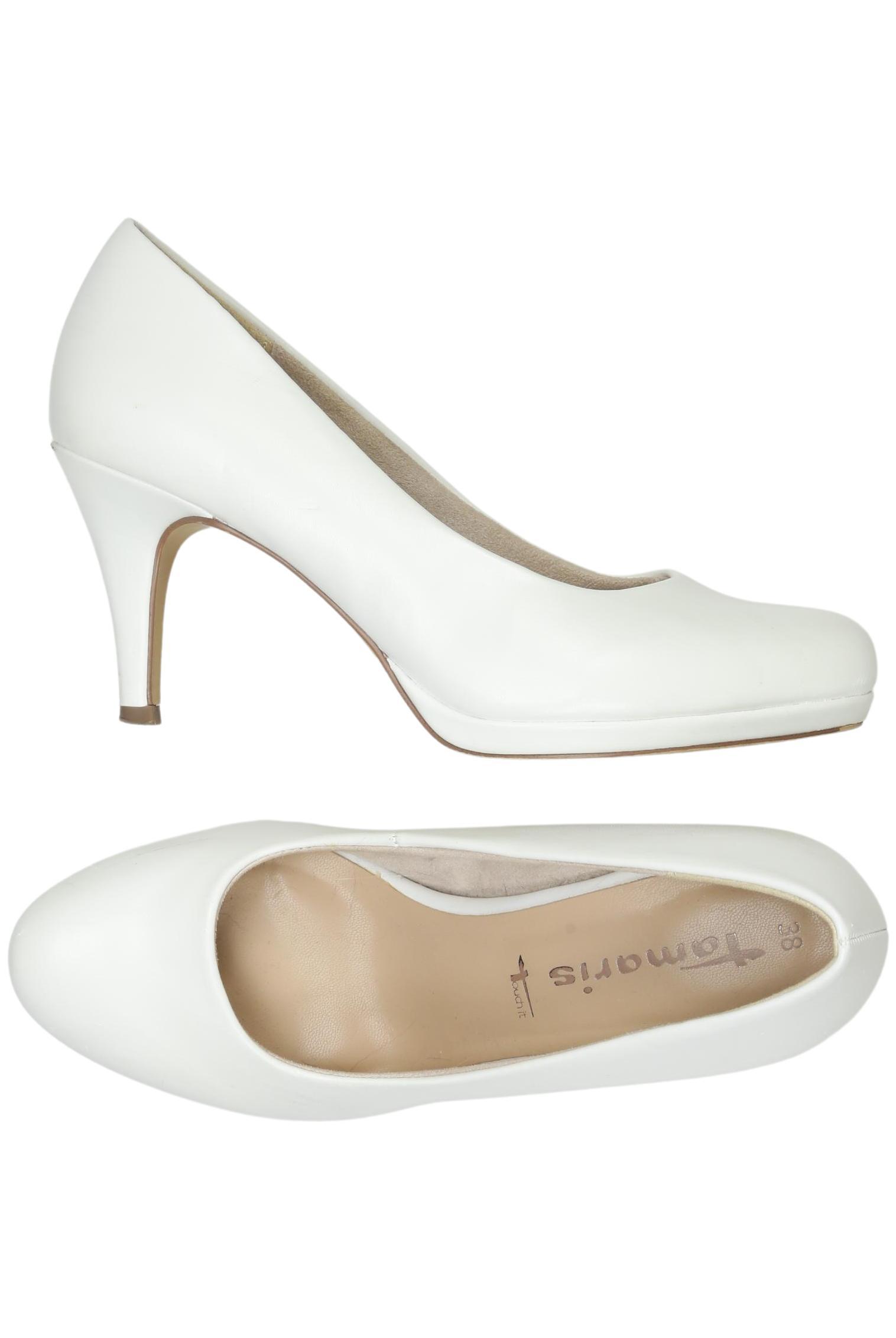 

Tamaris Damen Pumps, weiß, Gr. 38