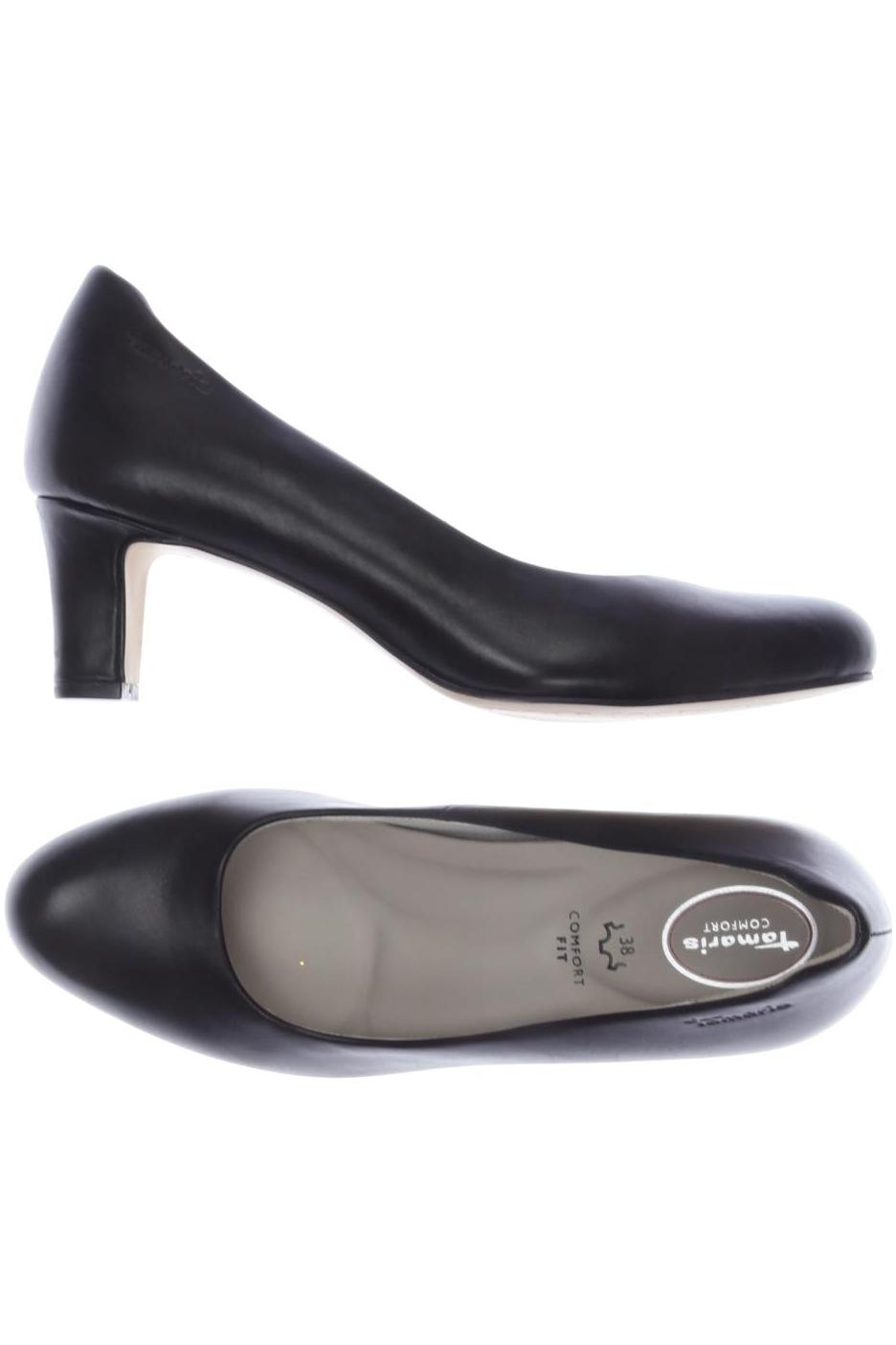 

Tamaris Damen Pumps, schwarz, Gr. 38